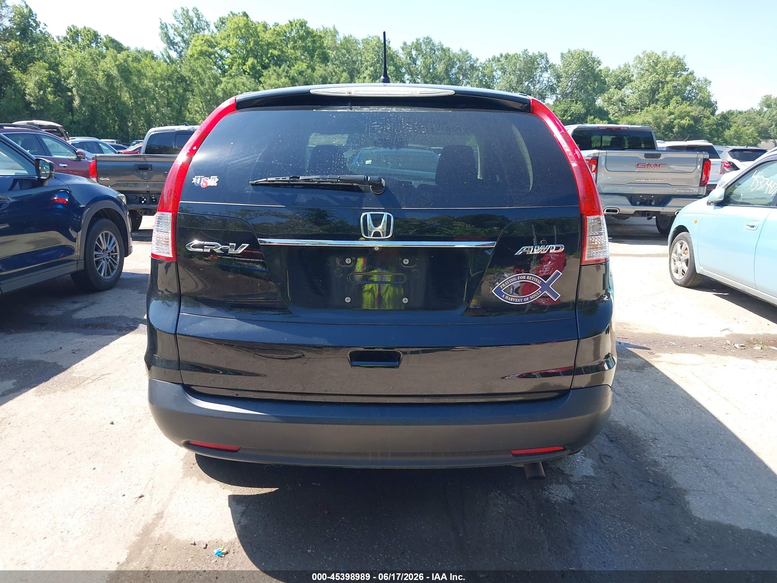 2013 Honda Cr-v Ex Black vin: 2HKRM4H50DH686424