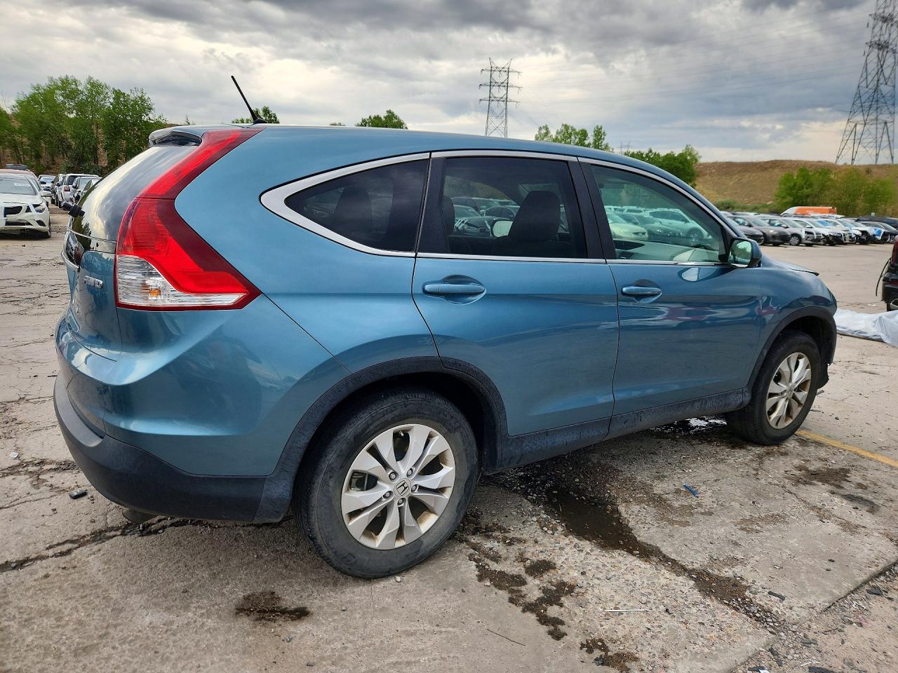 2013 Honda Cr-v Ex Teal vin: 2HKRM4H50DH689839