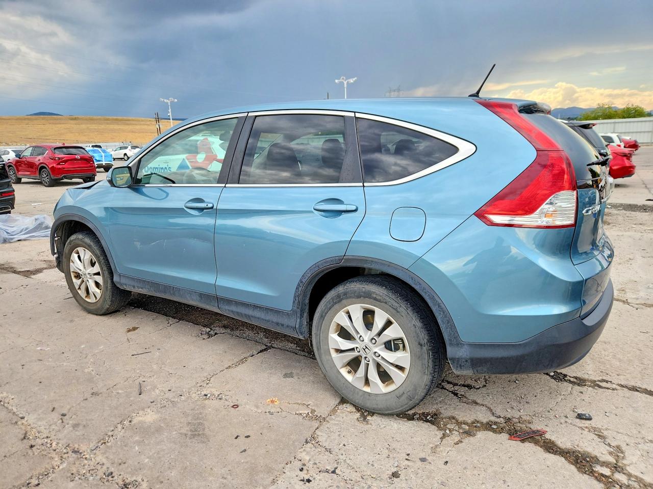 2013 Honda Cr-v Ex Teal vin: 2HKRM4H50DH689839