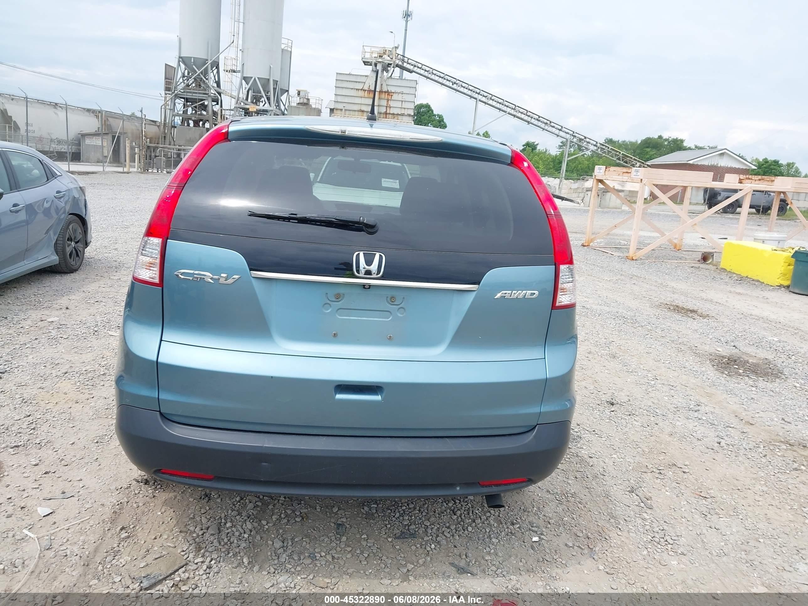 2014 Honda Cr-v Ex Blue vin: 2HKRM4H50EH612969
