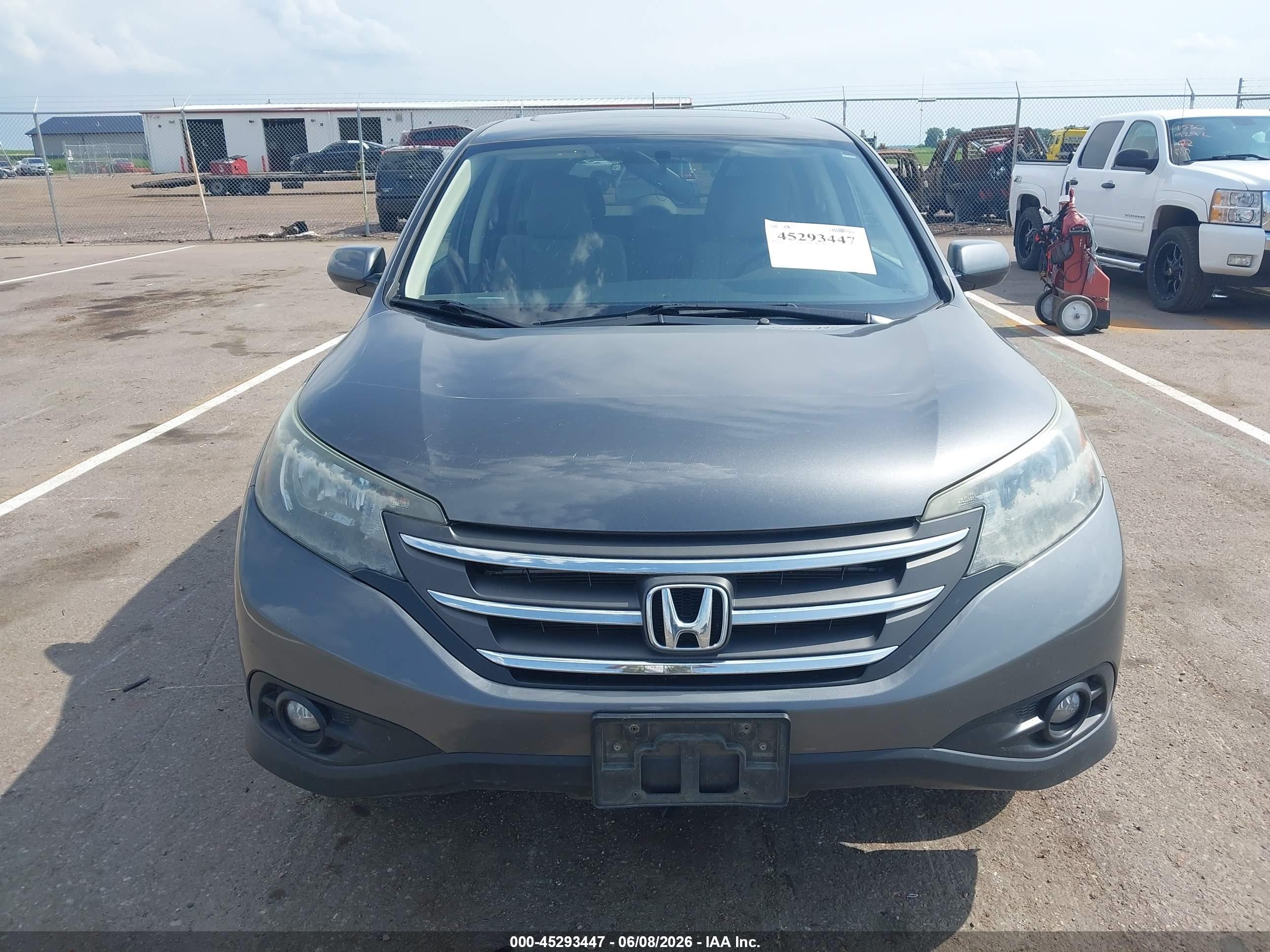 2014 Honda Cr-v Ex Gray vin: 2HKRM4H50EH655692