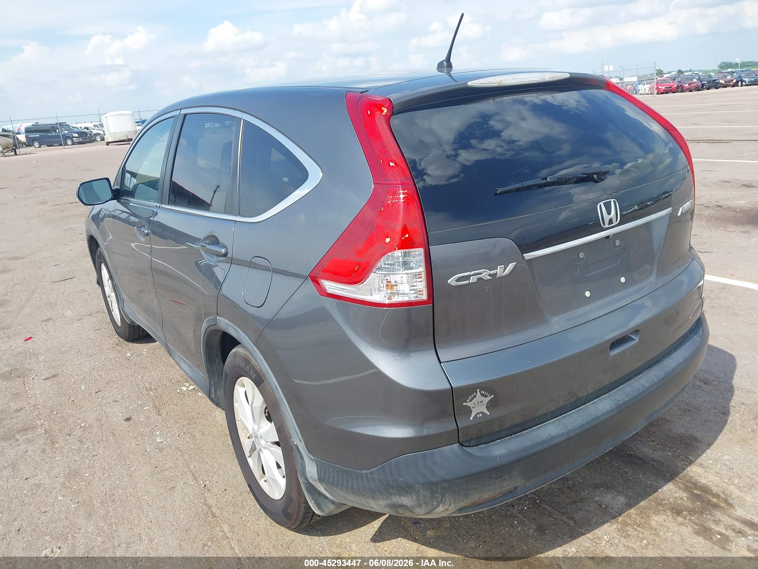 2014 Honda Cr-v Ex Gray vin: 2HKRM4H50EH655692