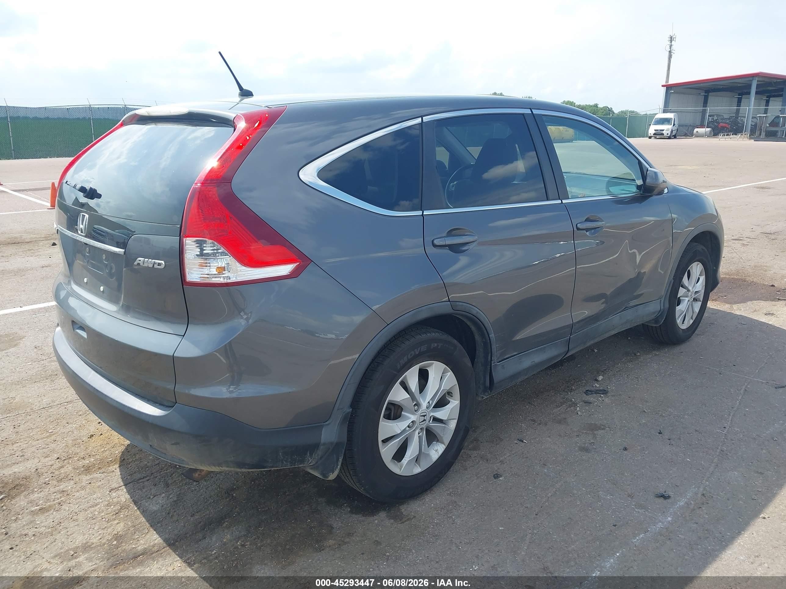 2014 Honda Cr-v Ex Gray vin: 2HKRM4H50EH655692