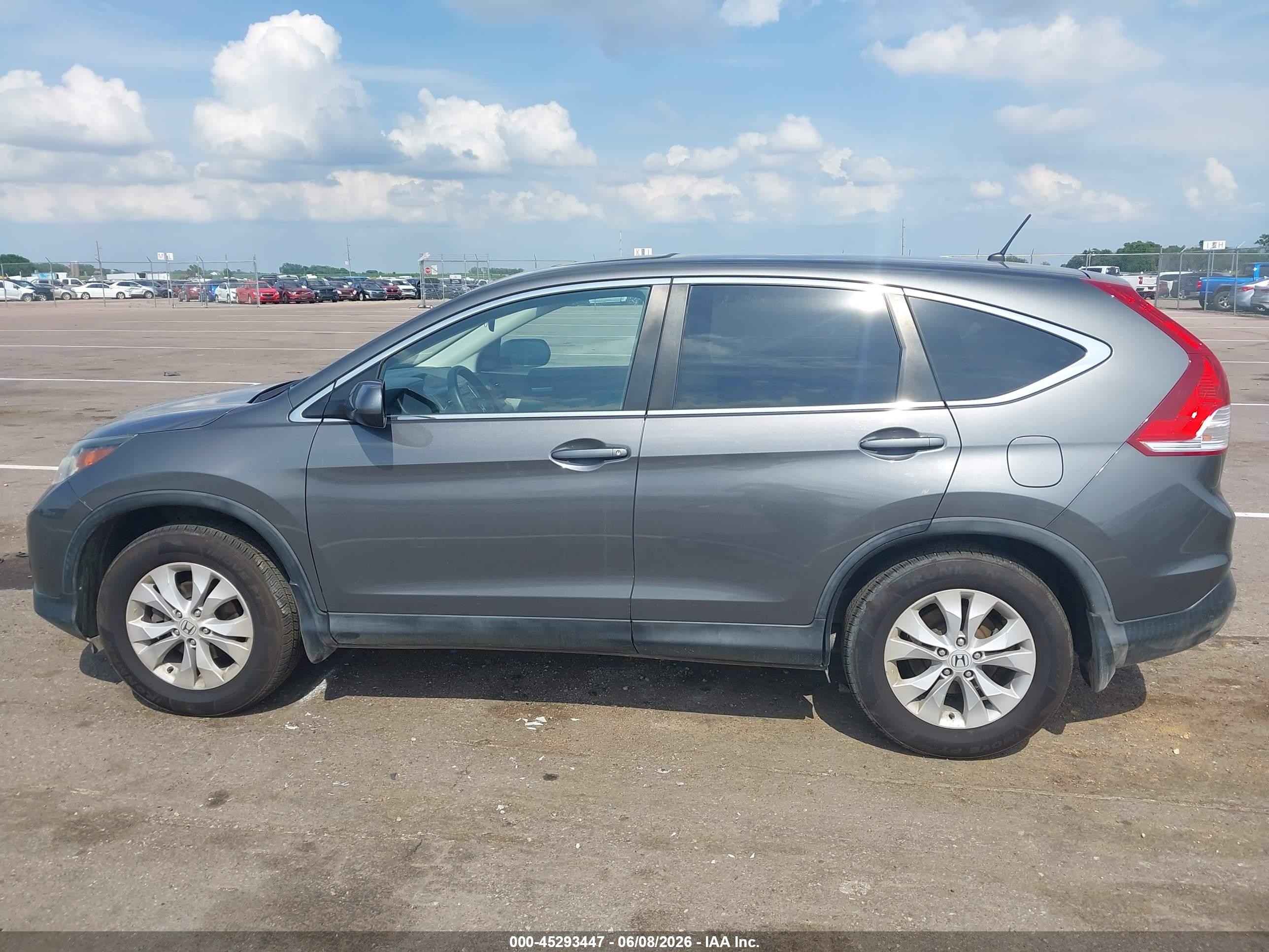 2014 Honda Cr-v Ex Gray vin: 2HKRM4H50EH655692