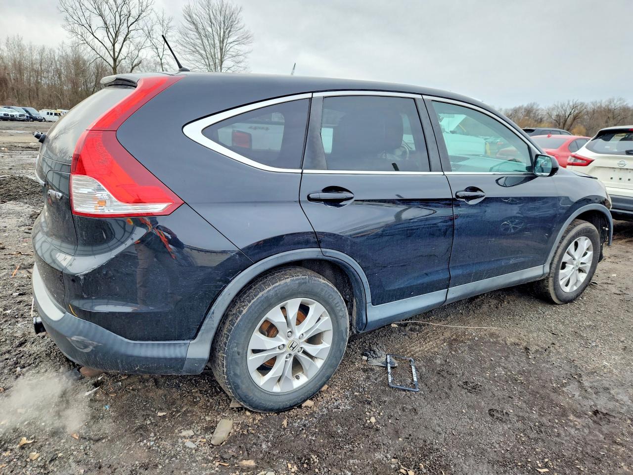 2014 Honda Cr-v Ex Black vin: 2HKRM4H50EH656194