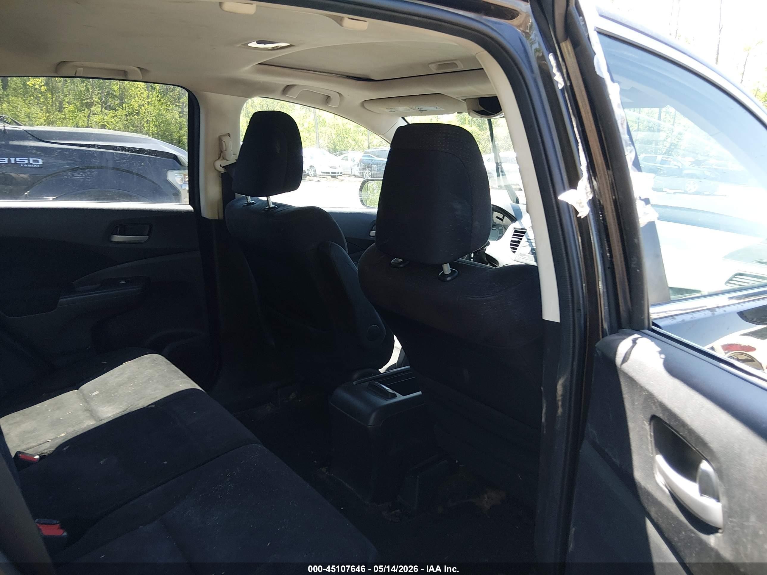 2014 Honda Cr-v Ex Black vin: 2HKRM4H50EH658995