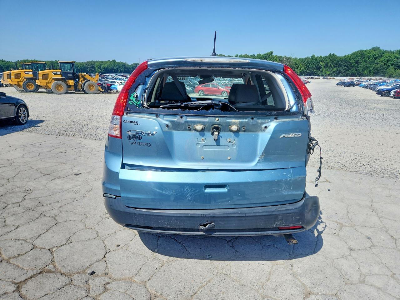 2014 Honda Cr-v Ex Blue vin: 2HKRM4H50EH699739