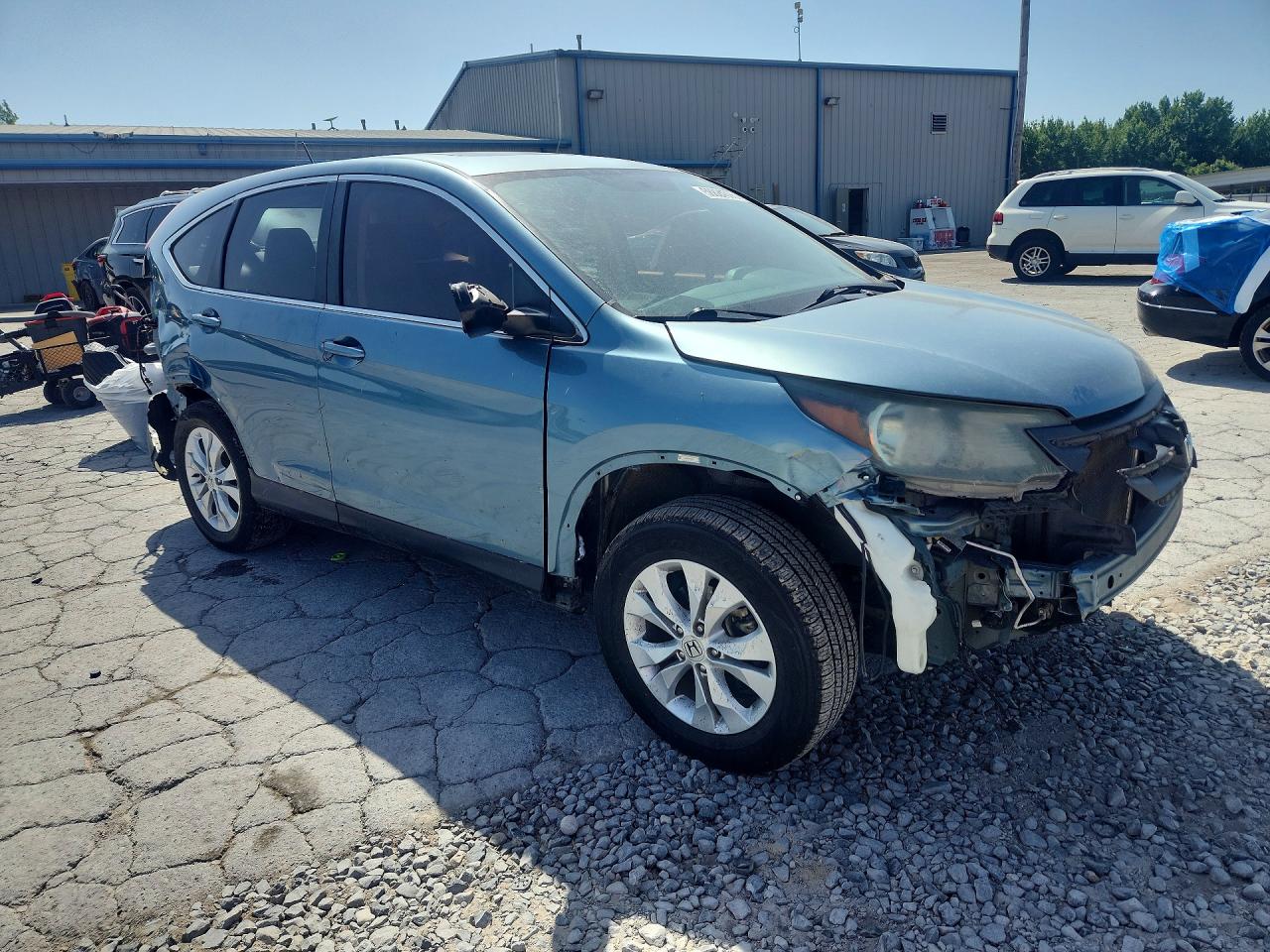 2014 Honda Cr-v Ex Blue vin: 2HKRM4H50EH699739