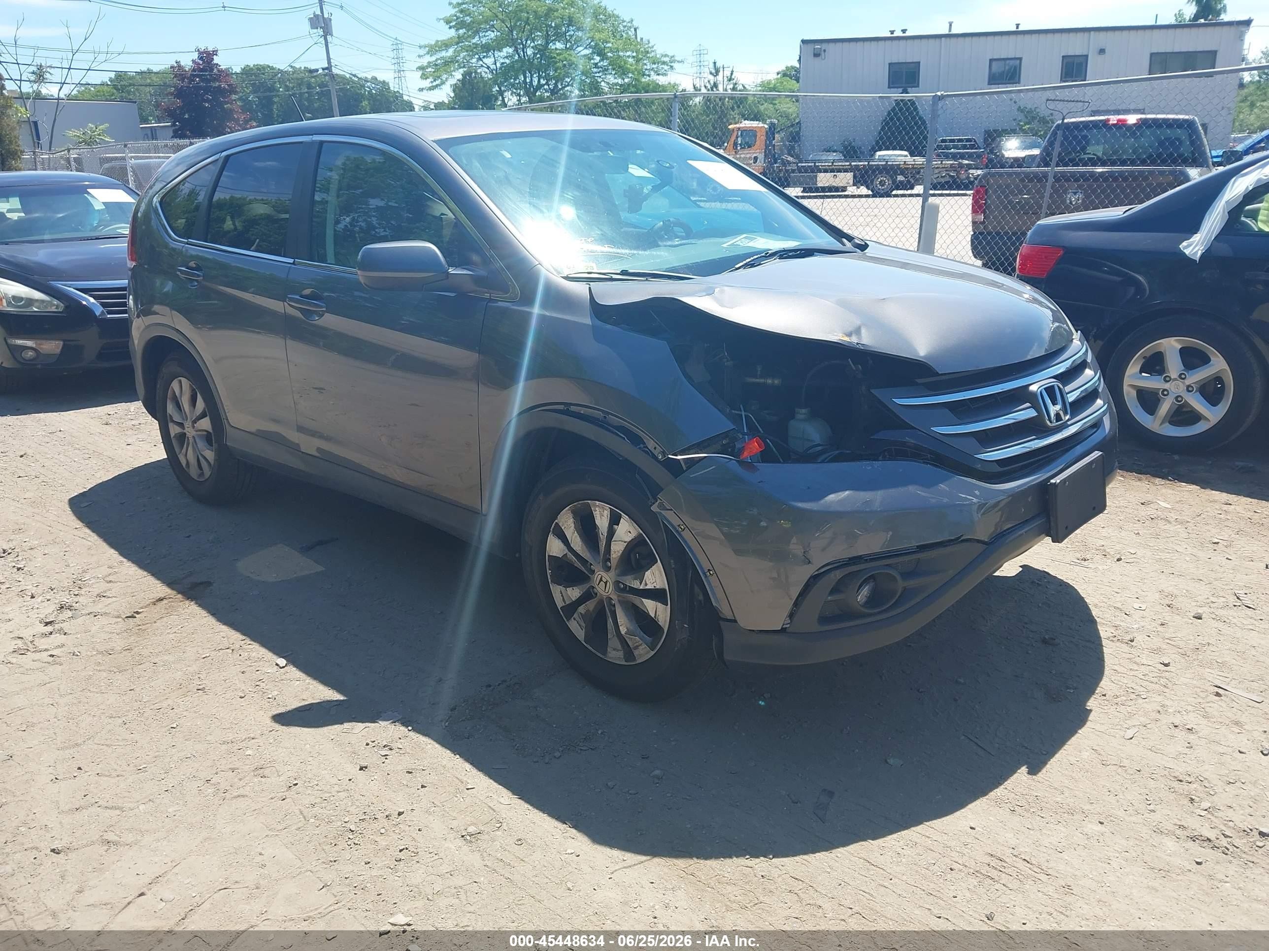 2014 Honda Cr-v Ex Серый vin: 2HKRM4H50EH703482