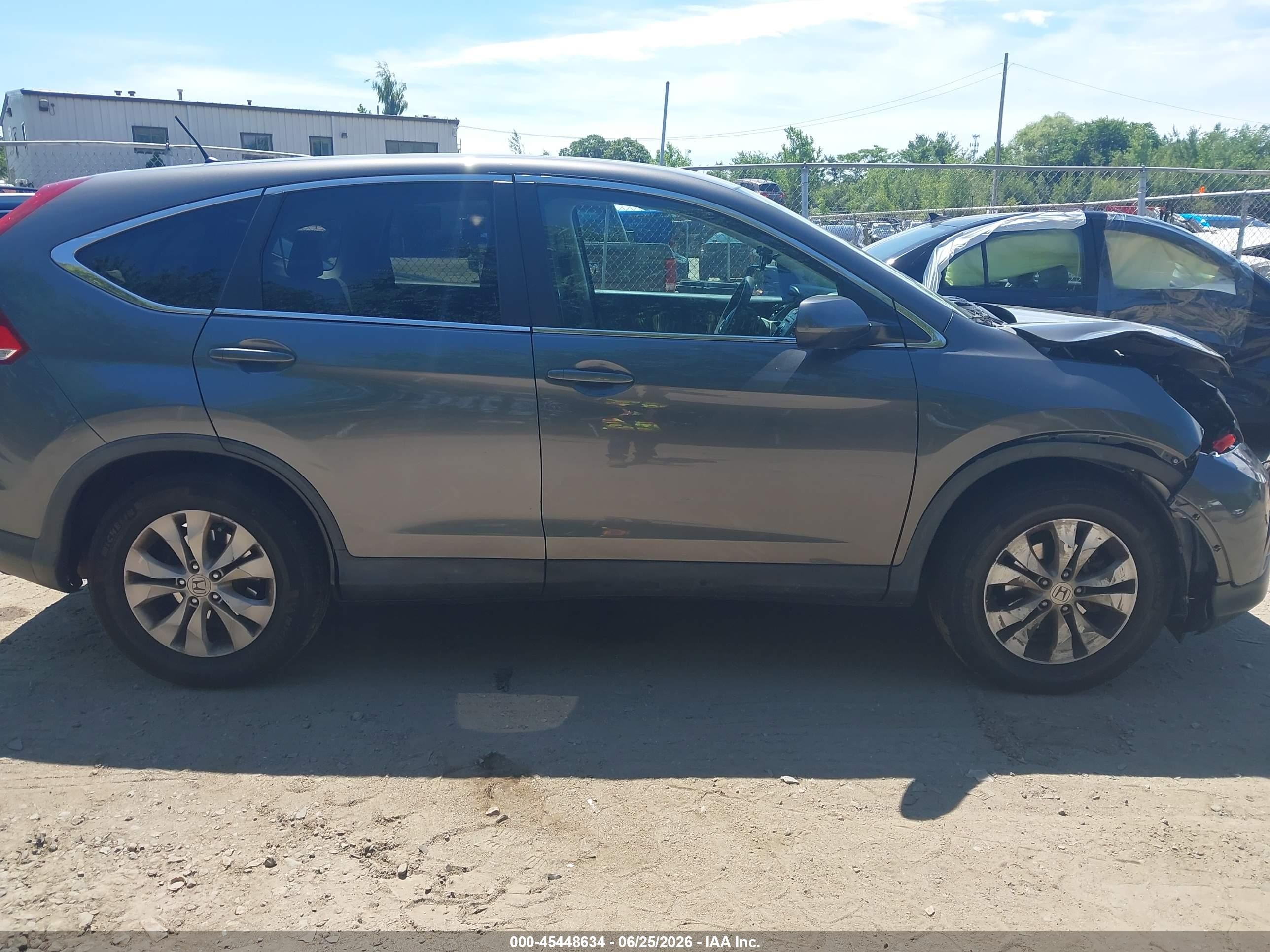 2014 Honda Cr-v Ex Gray vin: 2HKRM4H50EH703482
