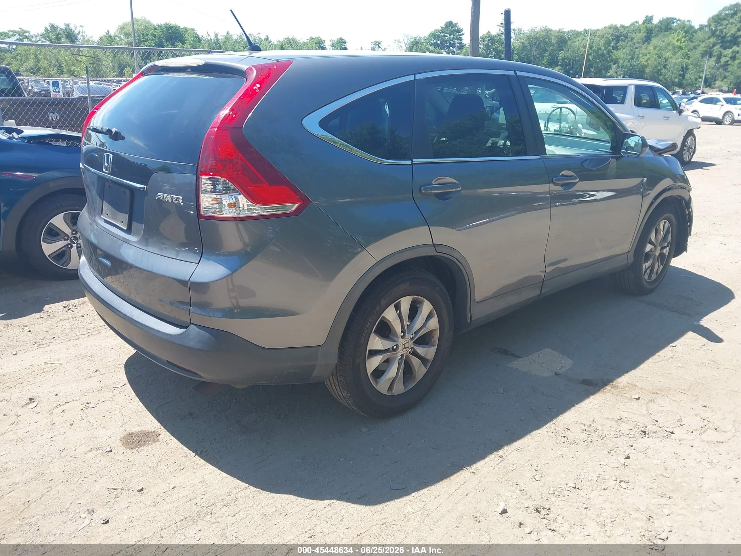 2014 Honda Cr-v Ex Gray vin: 2HKRM4H50EH703482