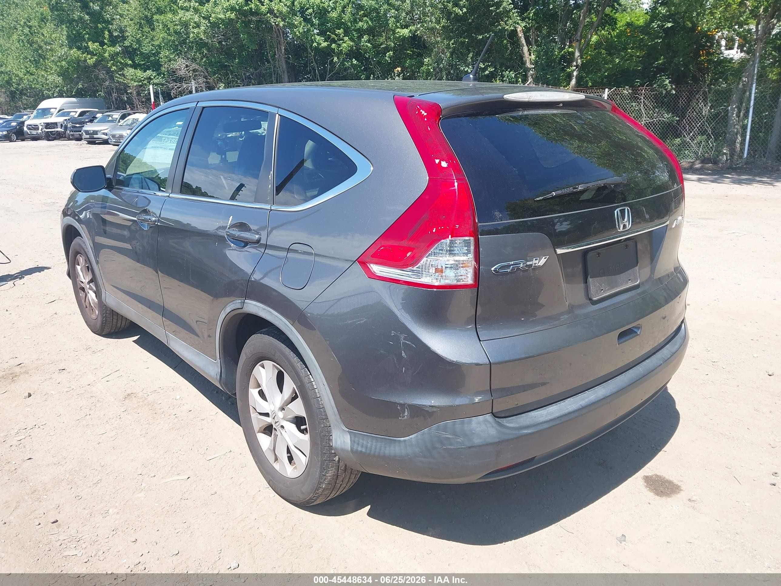 2014 Honda Cr-v Ex Gray vin: 2HKRM4H50EH703482