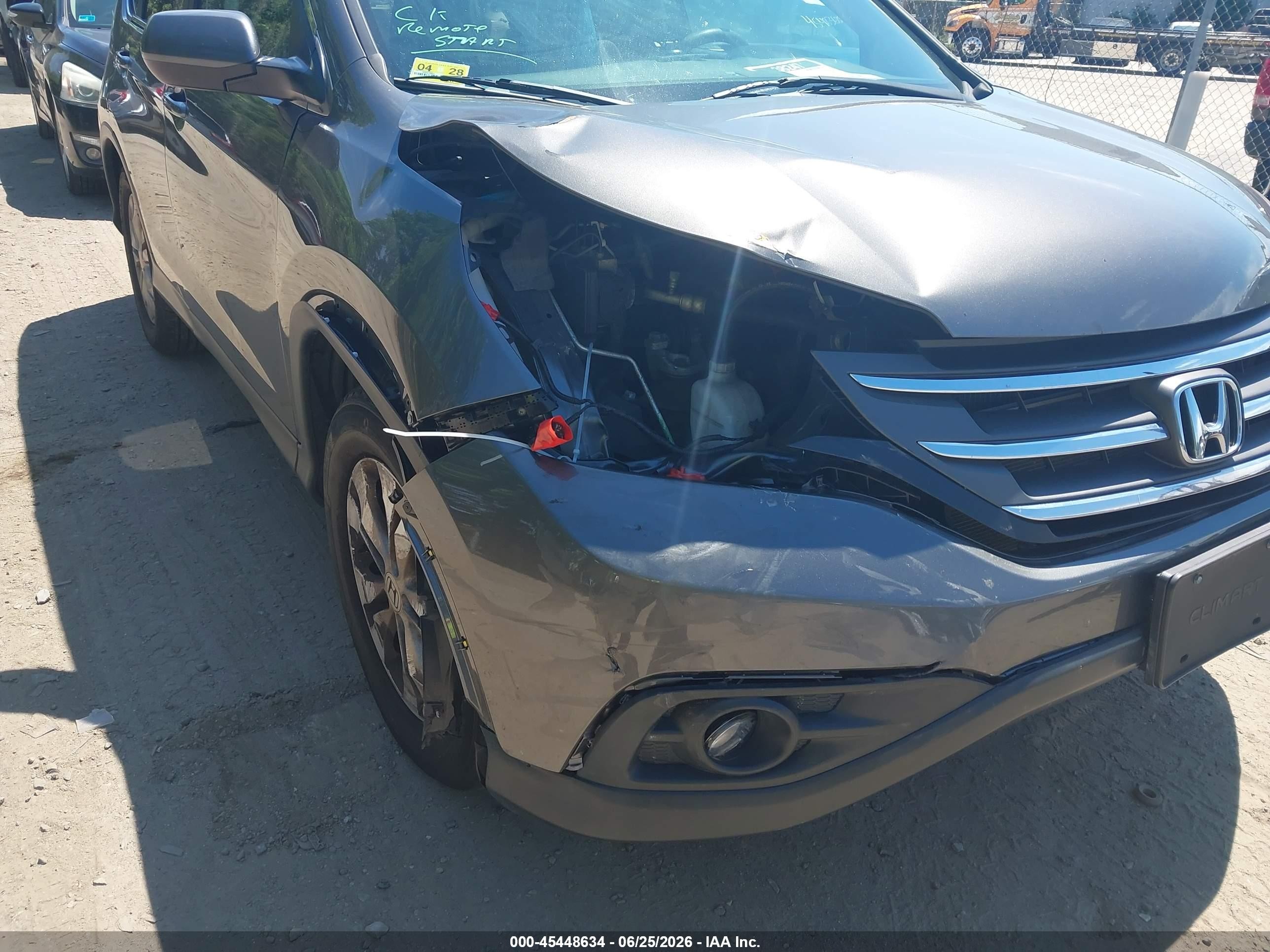 2014 Honda Cr-v Ex Gray vin: 2HKRM4H50EH703482