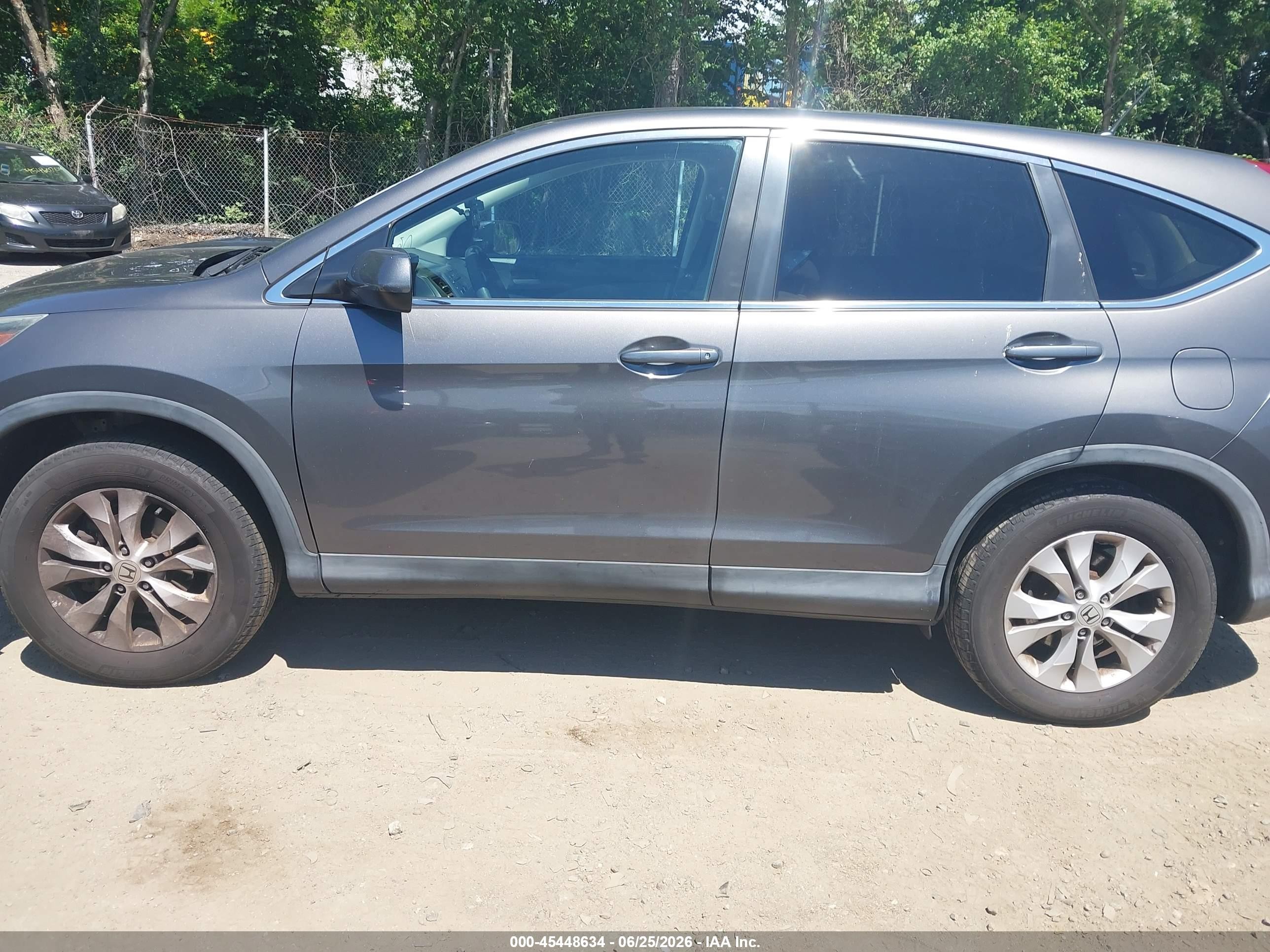 2014 Honda Cr-v Ex Gray vin: 2HKRM4H50EH703482