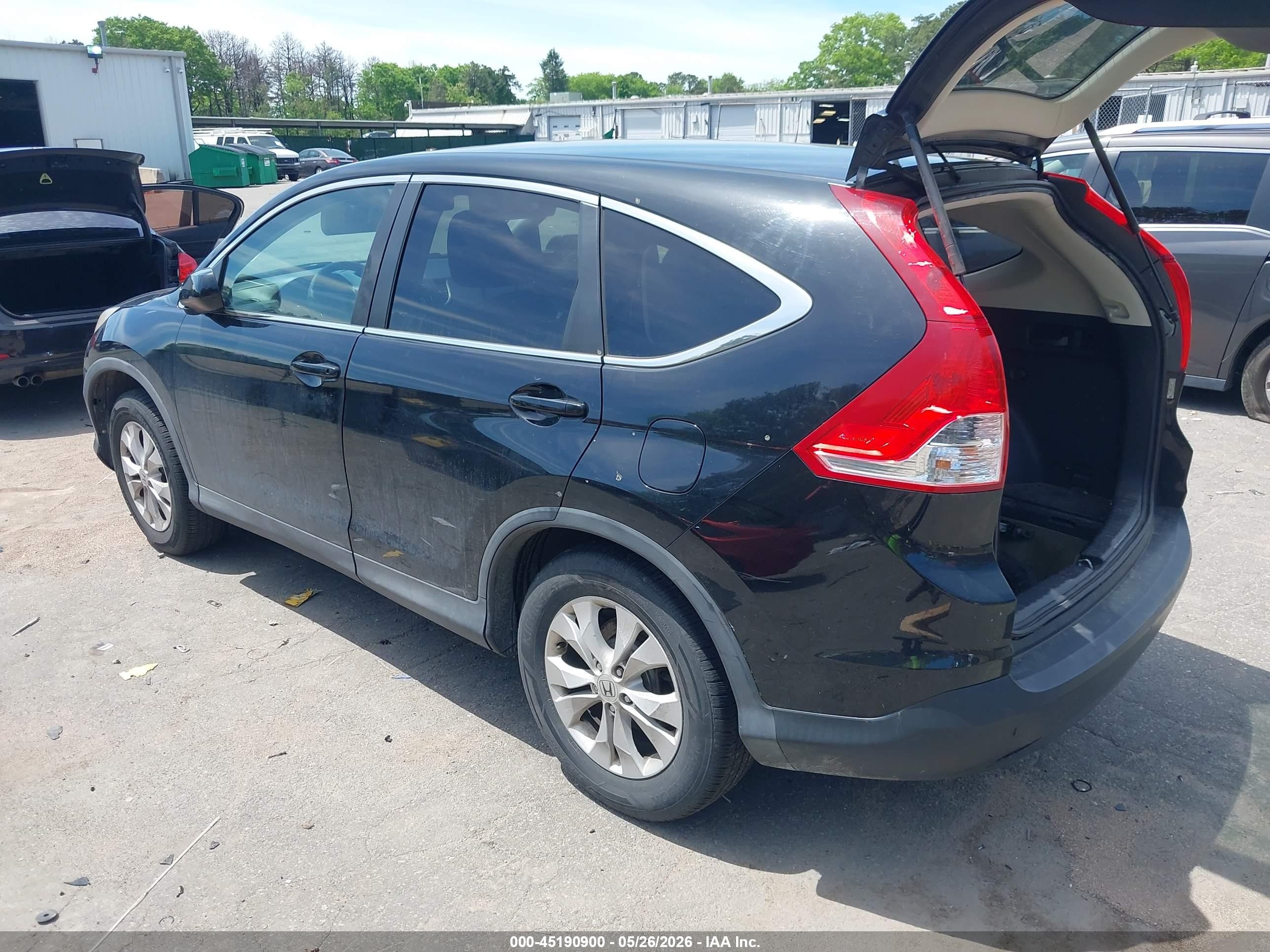 2014 Honda Cr-v Ex Black vin: 2HKRM4H50EH707838