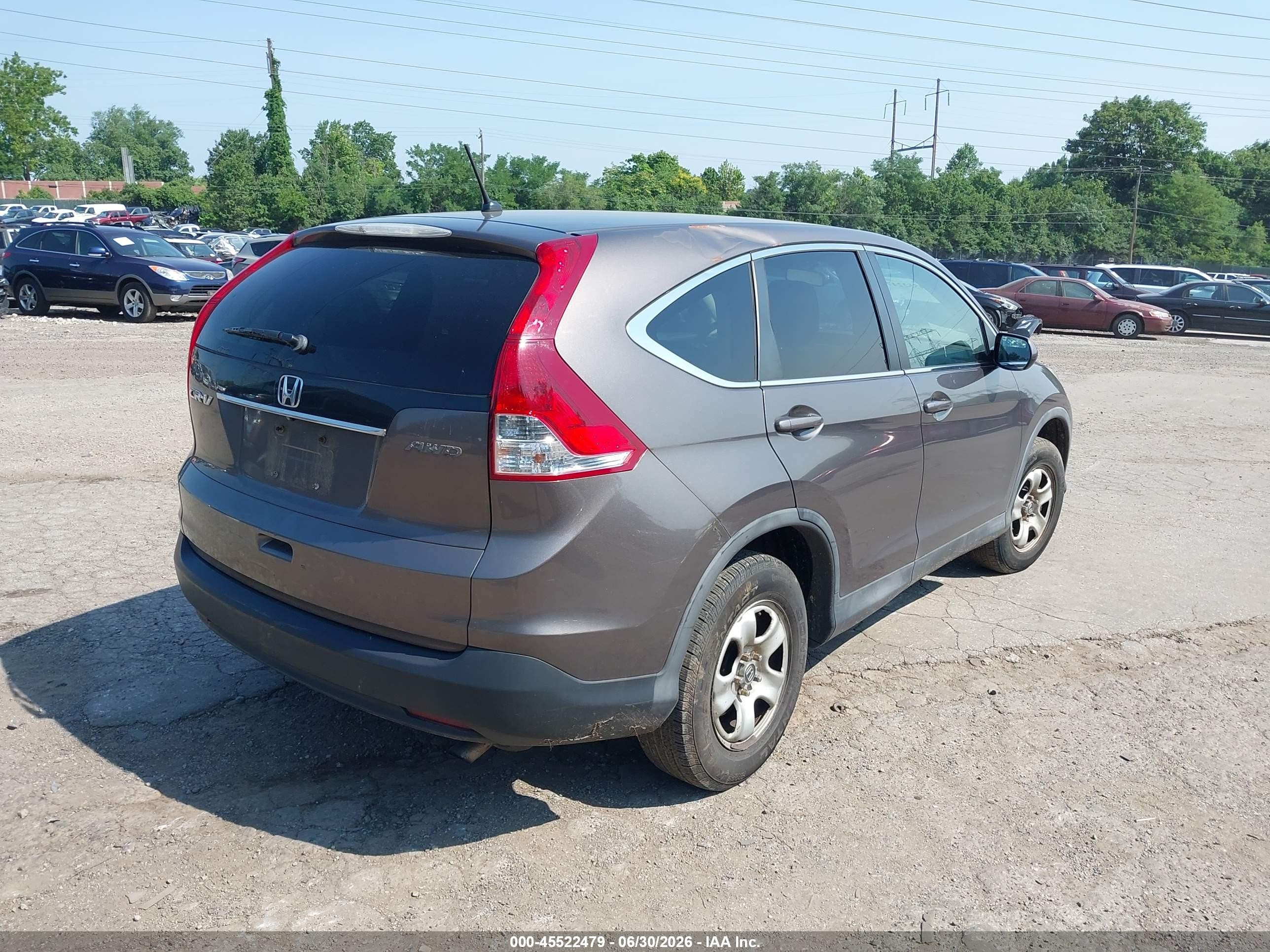 2014 Honda Cr-v Ex Brown vin: 2HKRM4H50EH710982