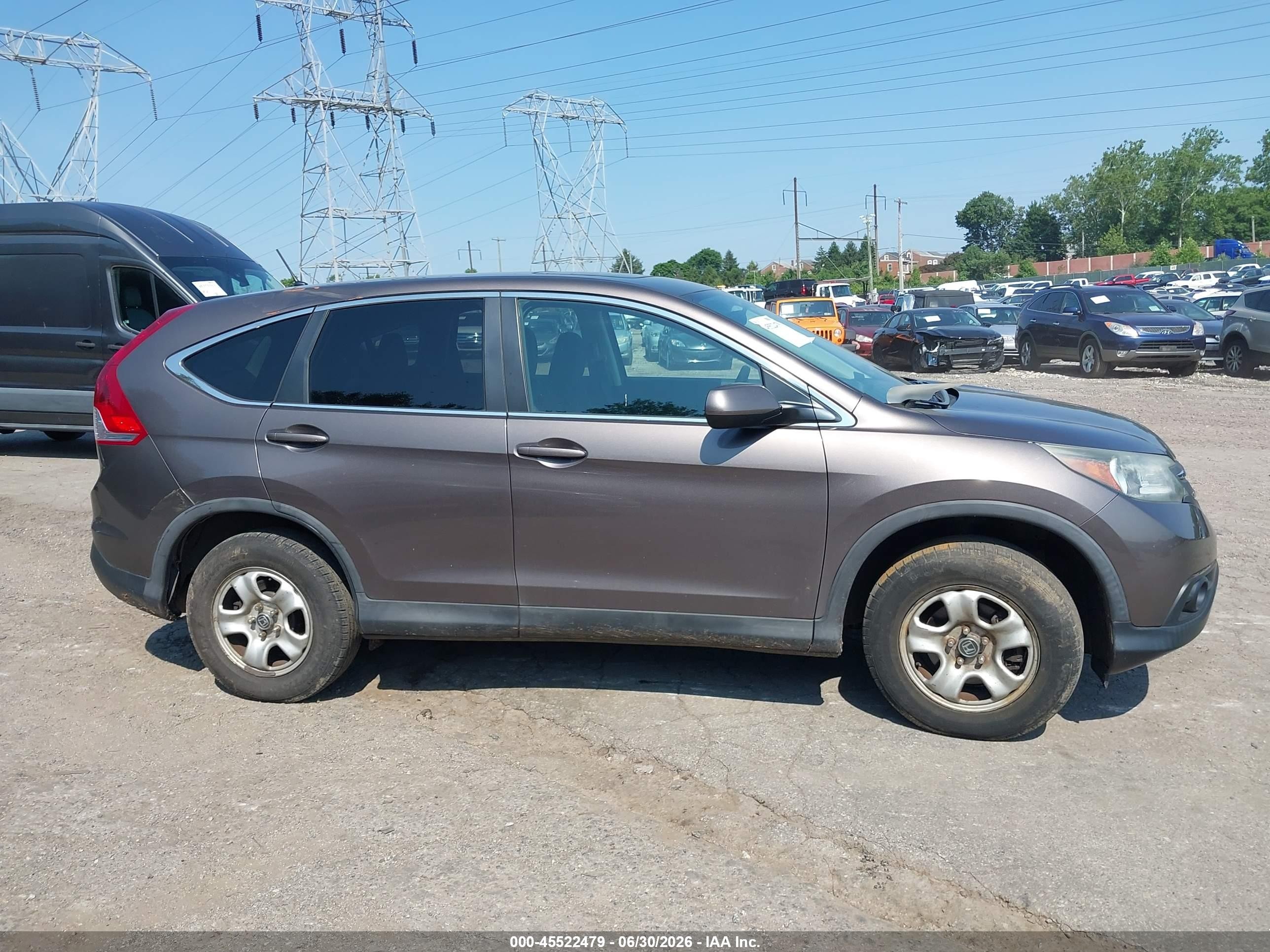 2014 Honda Cr-v Ex Brown vin: 2HKRM4H50EH710982