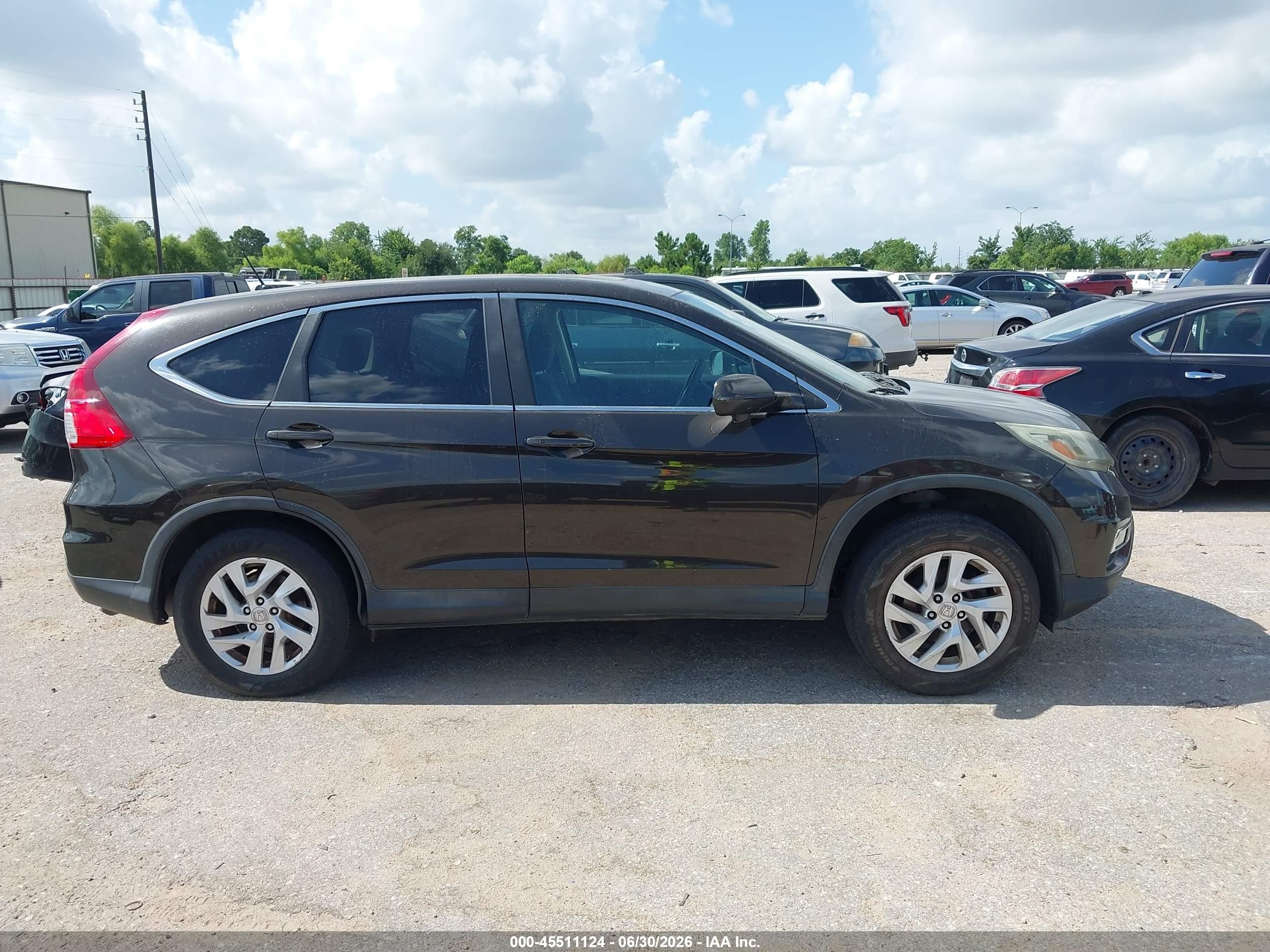 2015 Honda Cr-v Ex Gray vin: 2HKRM4H50FH600595