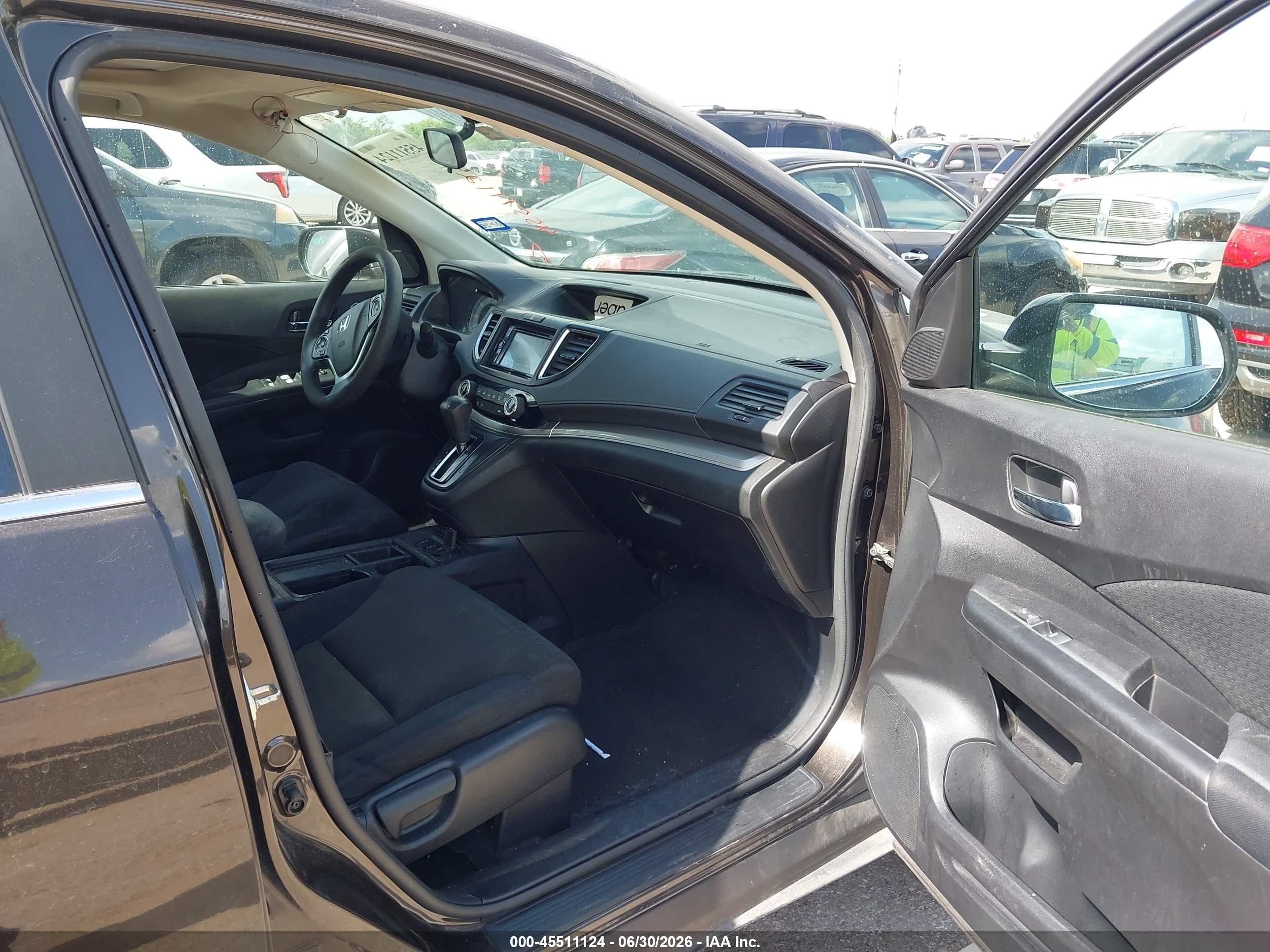 2015 Honda Cr-v Ex Gray vin: 2HKRM4H50FH600595