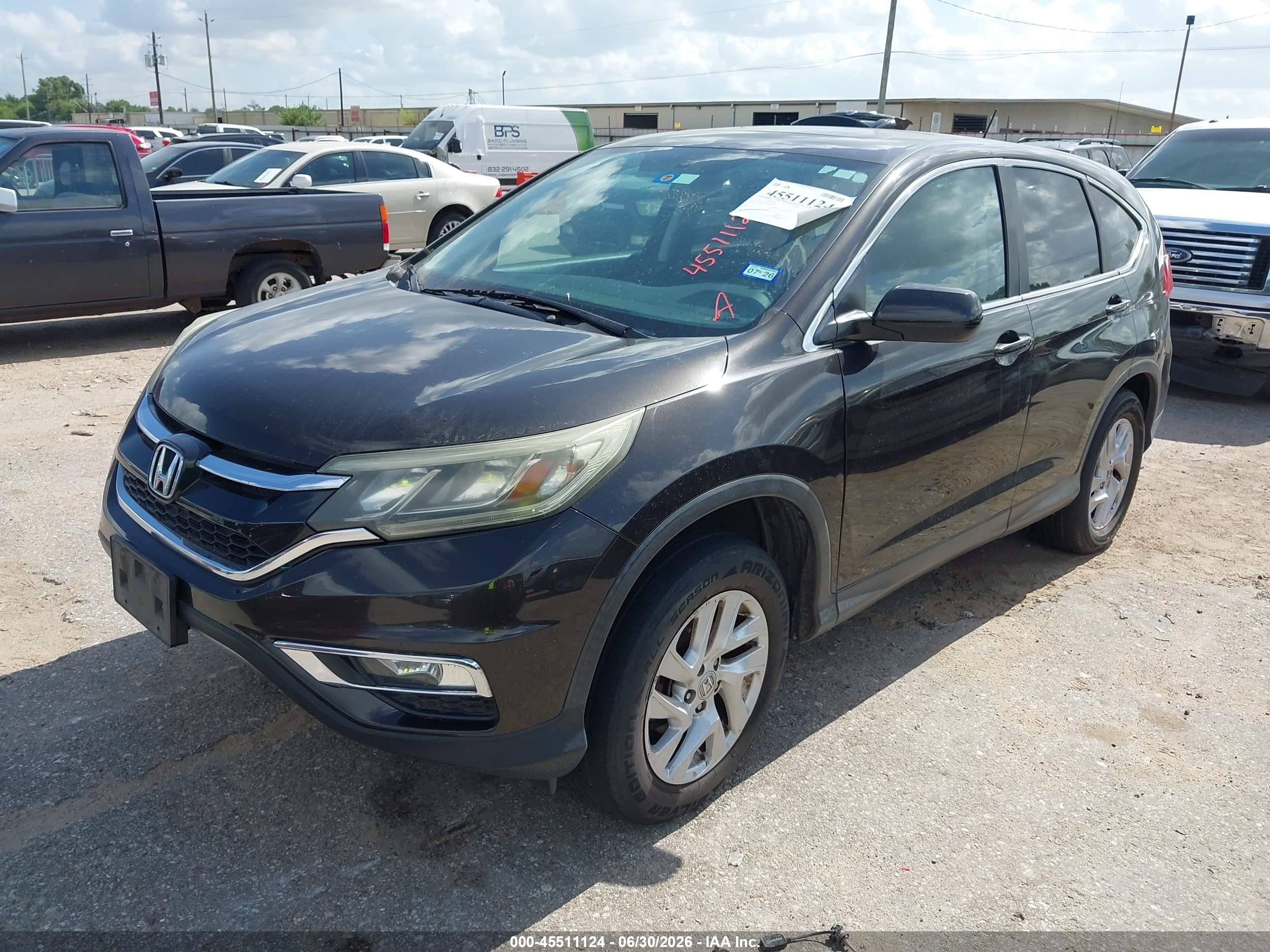 2015 Honda Cr-v Ex Gray vin: 2HKRM4H50FH600595