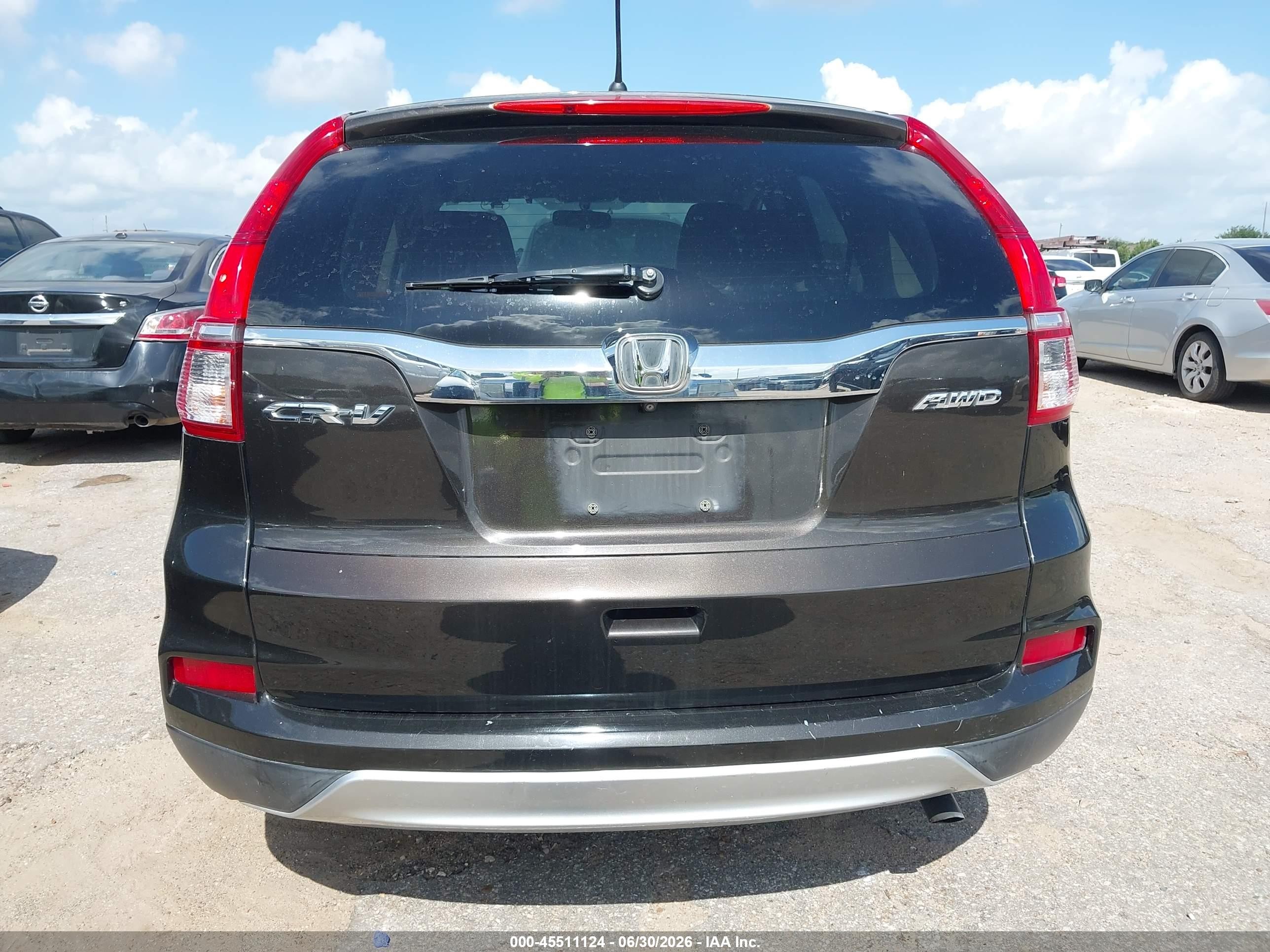 2015 Honda Cr-v Ex Gray vin: 2HKRM4H50FH600595
