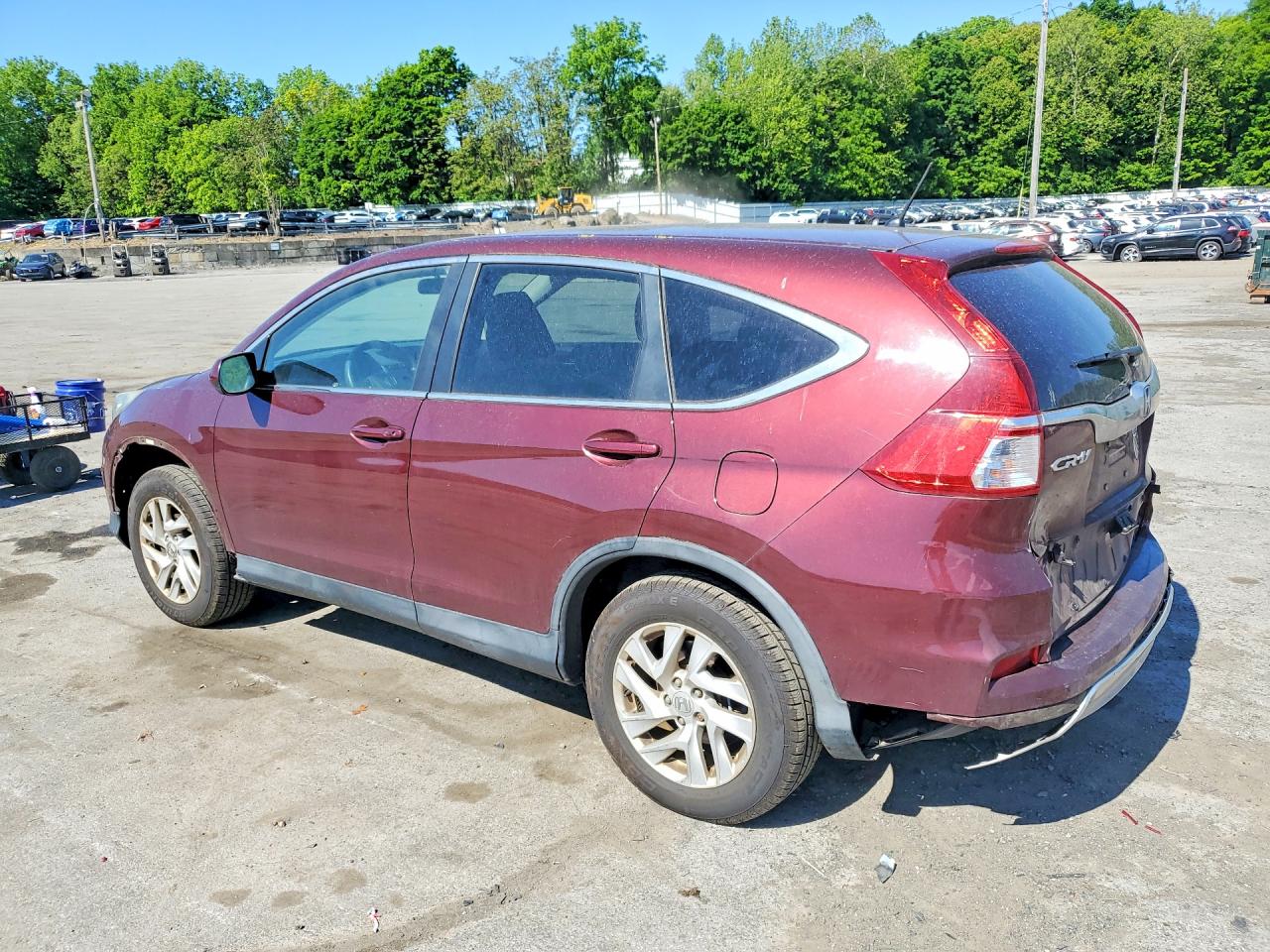 2015 Honda Cr-v Ex Maroon vin: 2HKRM4H50FH627814