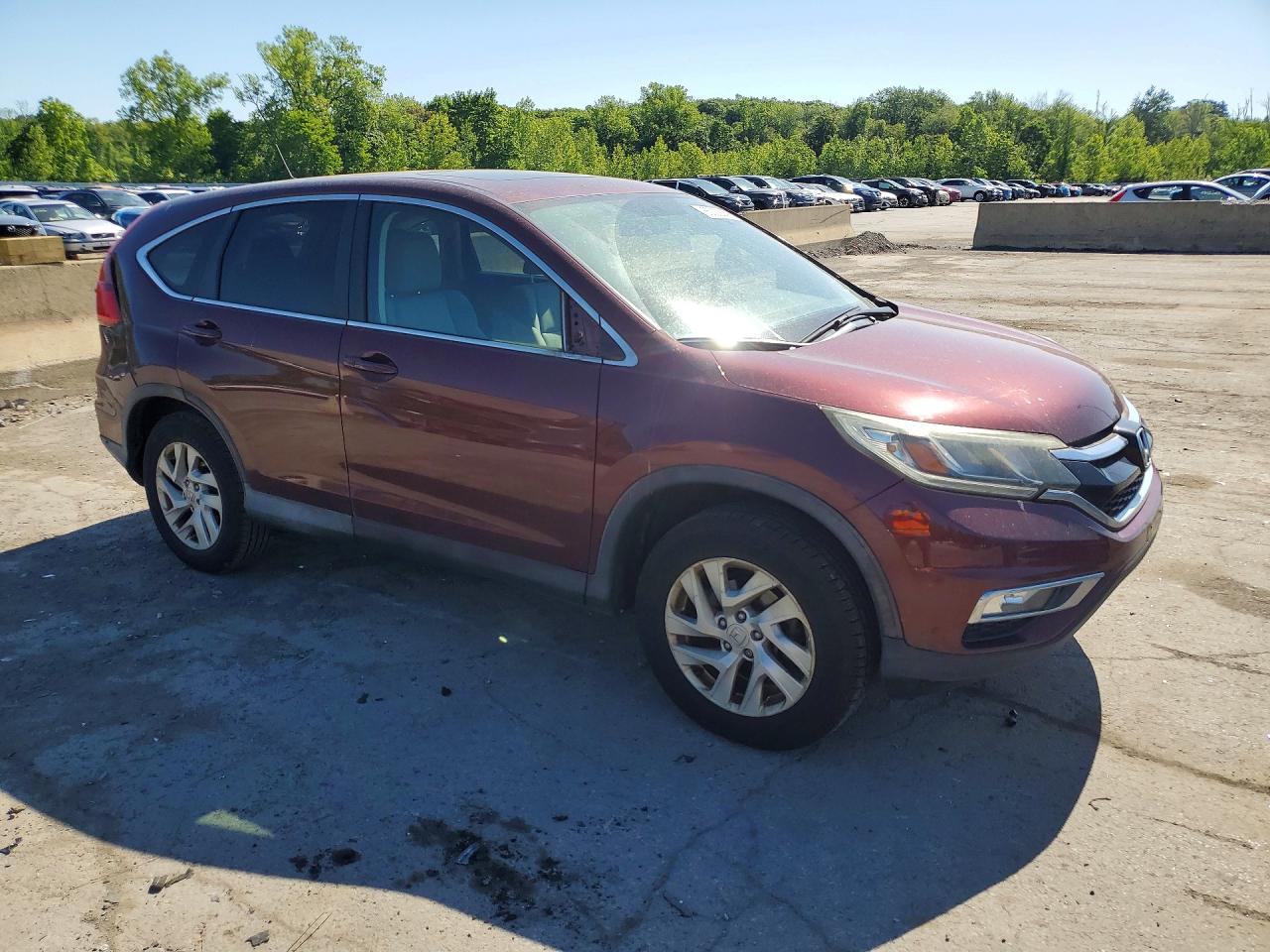 2015 Honda Cr-v Ex Maroon vin: 2HKRM4H50FH627814