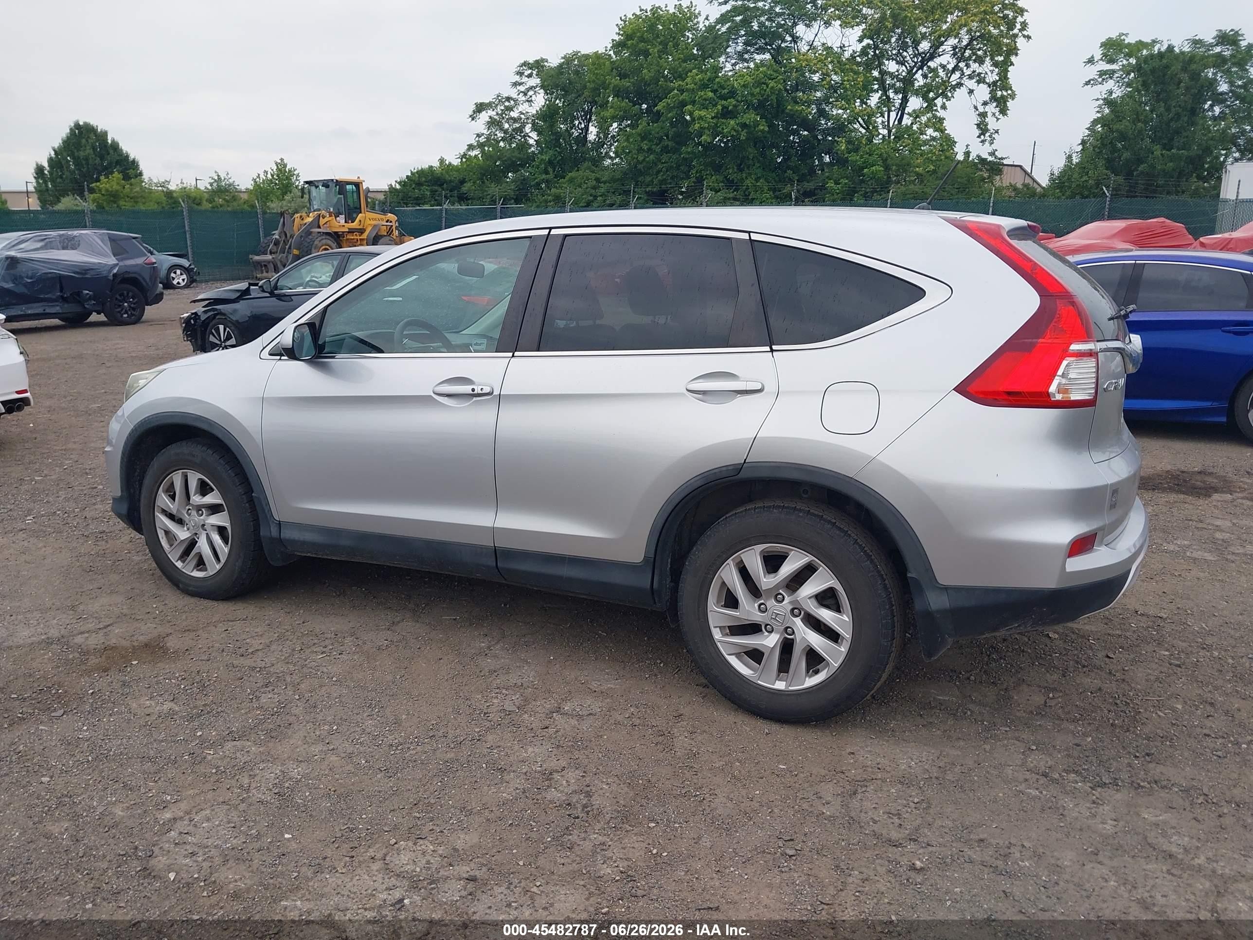 2015 Honda Cr-v Ex Серебряный vin: 2HKRM4H50FH636724