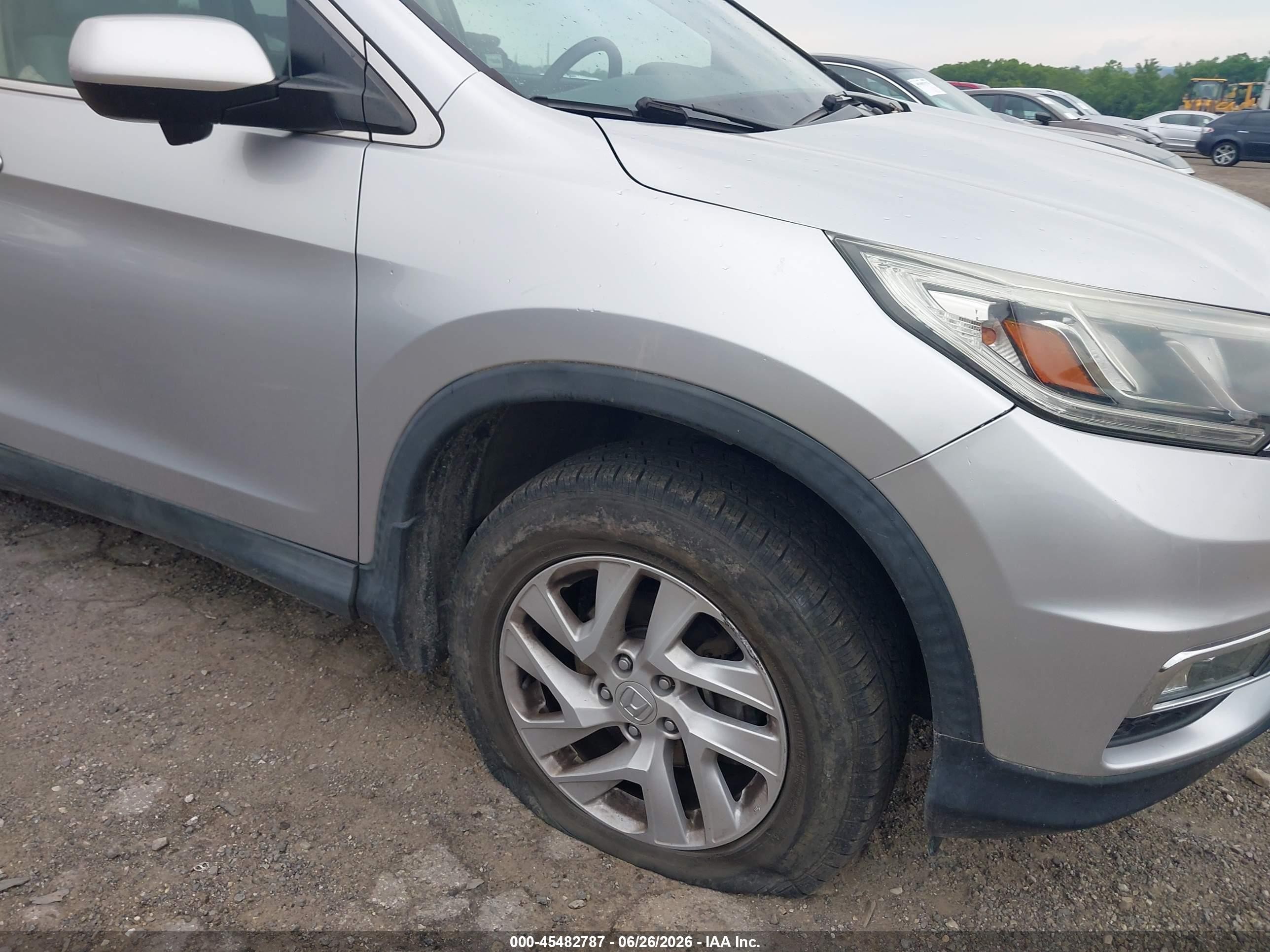 2015 Honda Cr-v Ex Серебряный vin: 2HKRM4H50FH636724