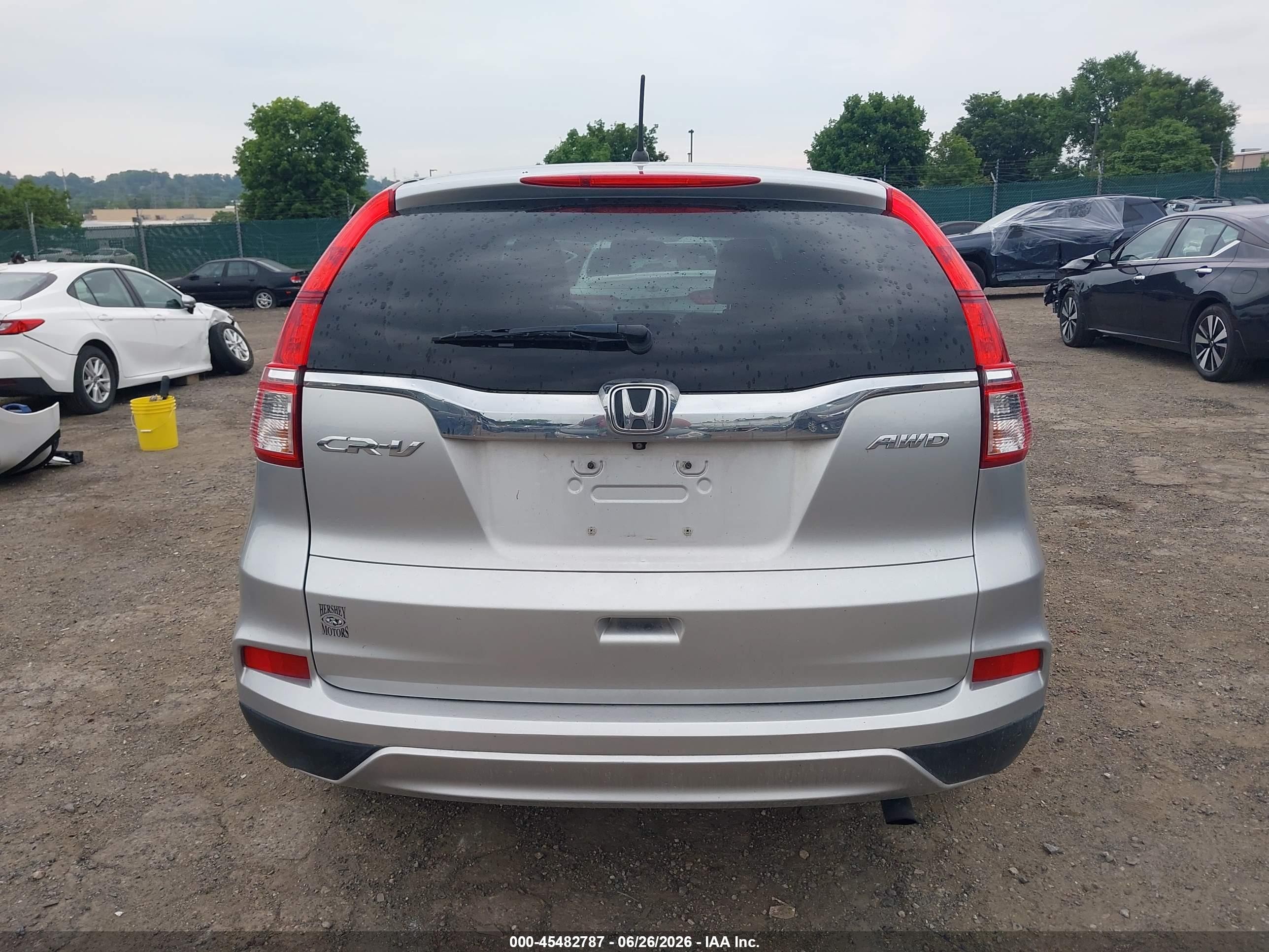 2015 Honda Cr-v Ex Серебряный vin: 2HKRM4H50FH636724