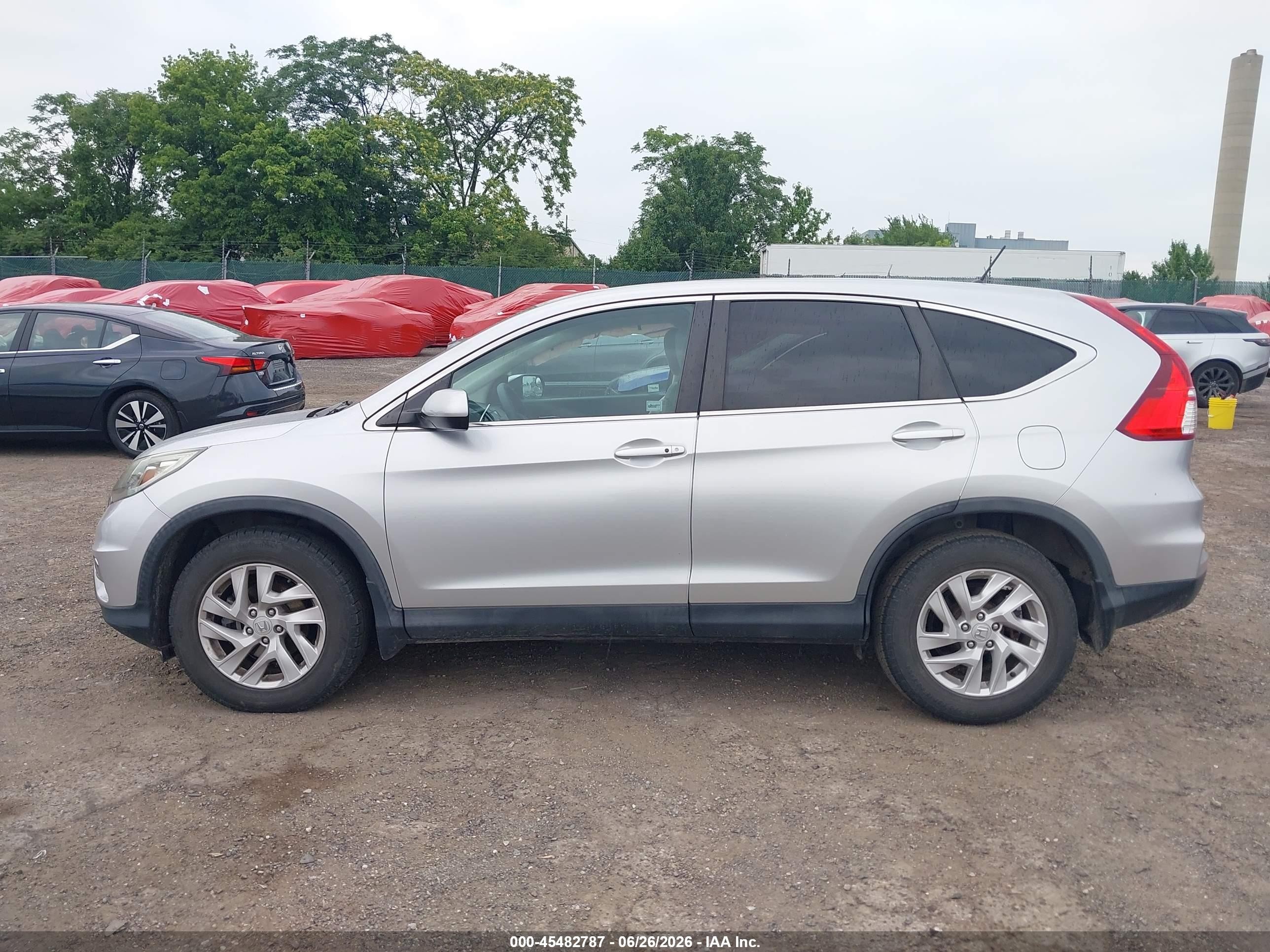 2015 Honda Cr-v Ex Серебряный vin: 2HKRM4H50FH636724