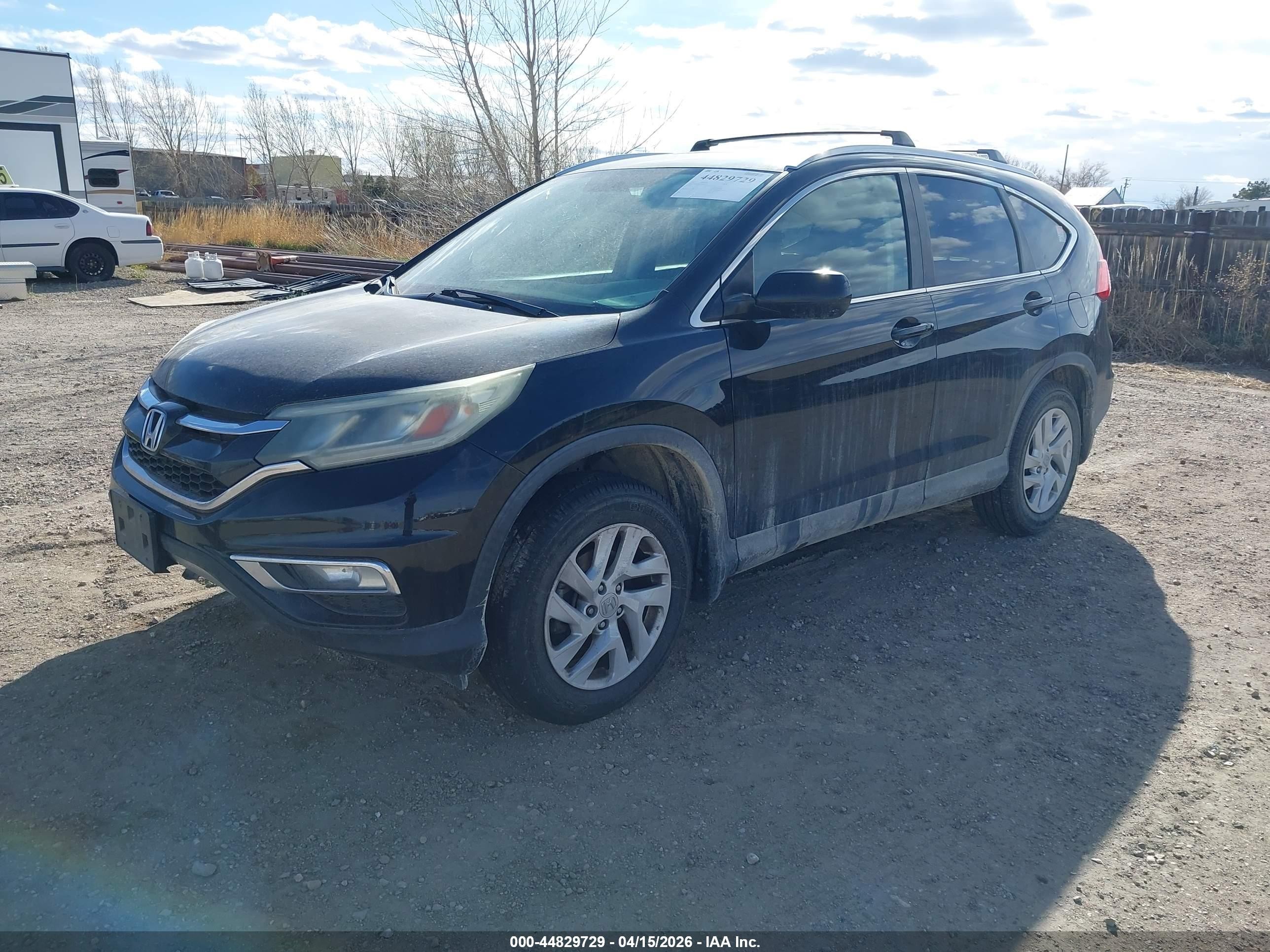2015 Honda Cr-v Ex Черный vin: 2HKRM4H50FH647738