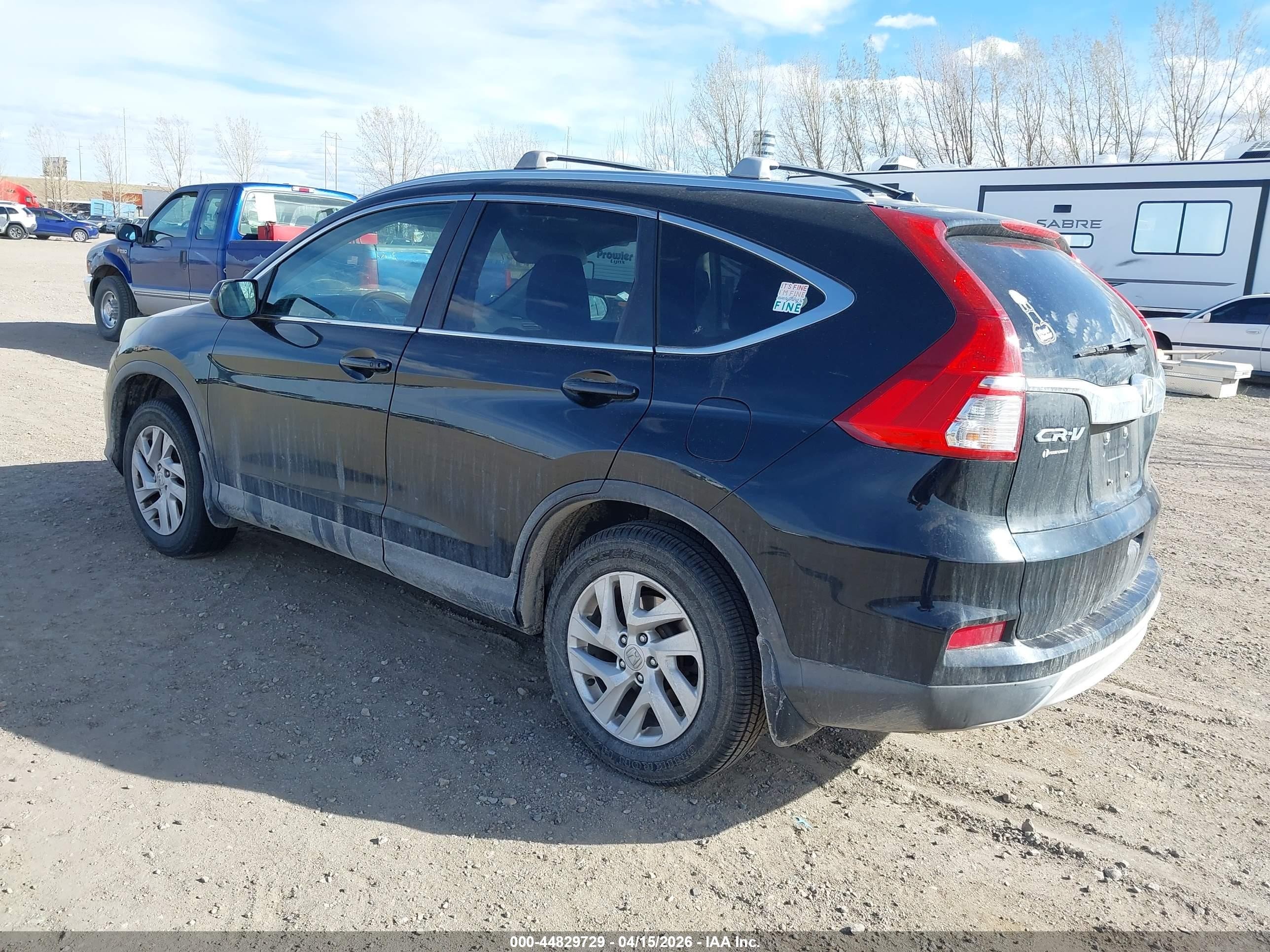 2015 Honda Cr-v Ex Черный vin: 2HKRM4H50FH647738