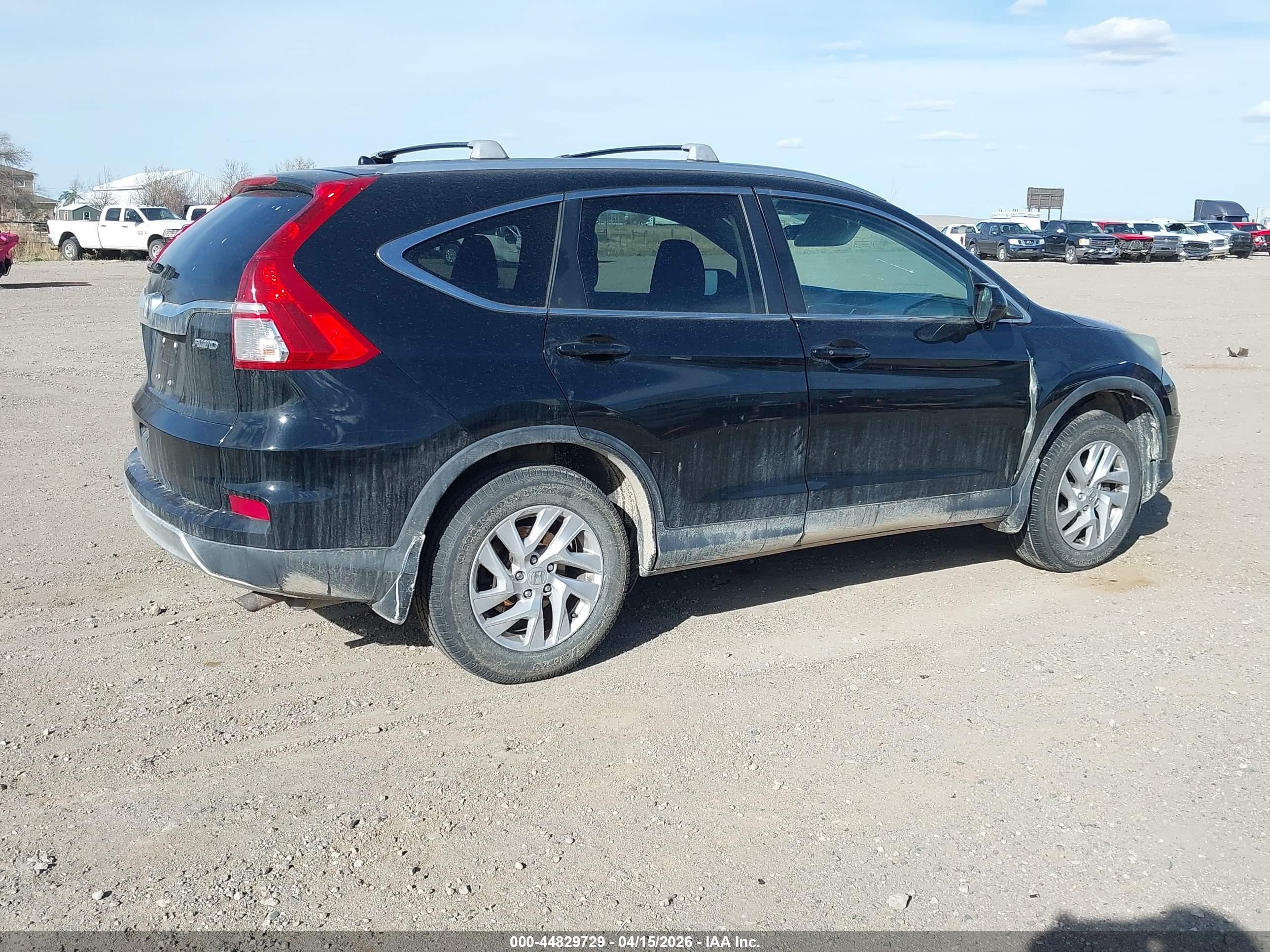 2015 Honda Cr-v Ex Черный vin: 2HKRM4H50FH647738