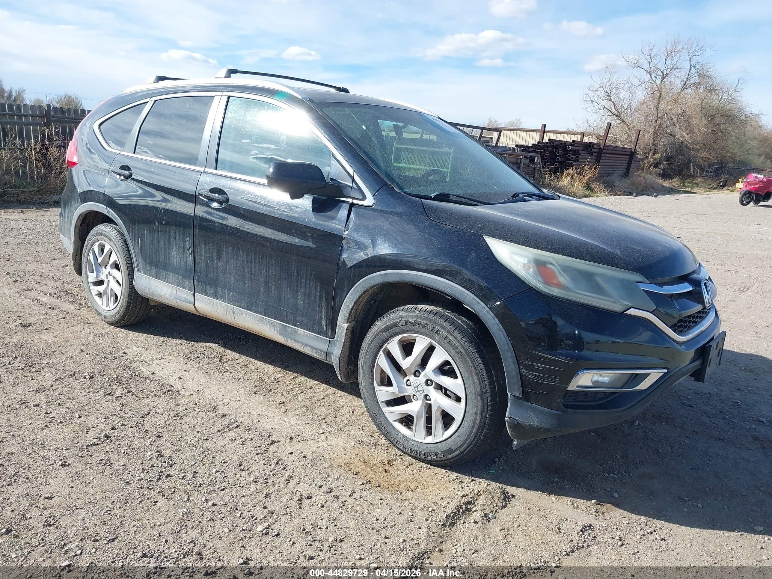 2015 Honda Cr-v Ex Черный vin: 2HKRM4H50FH647738