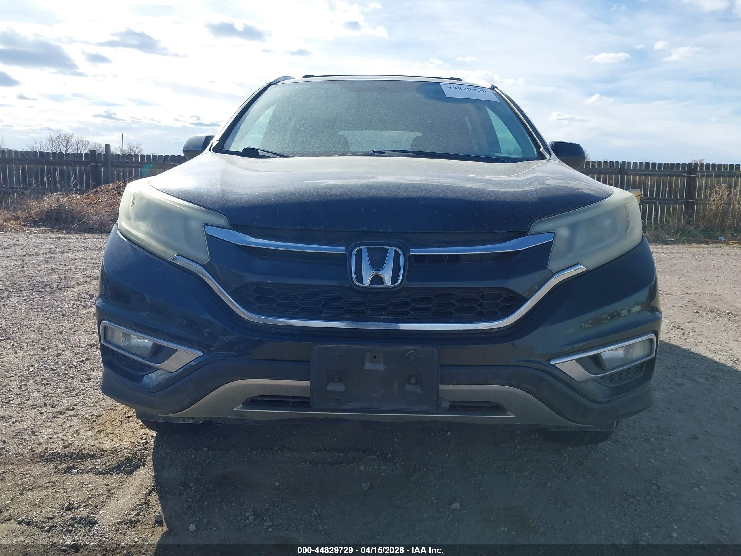 2015 Honda Cr-v Ex Черный vin: 2HKRM4H50FH647738