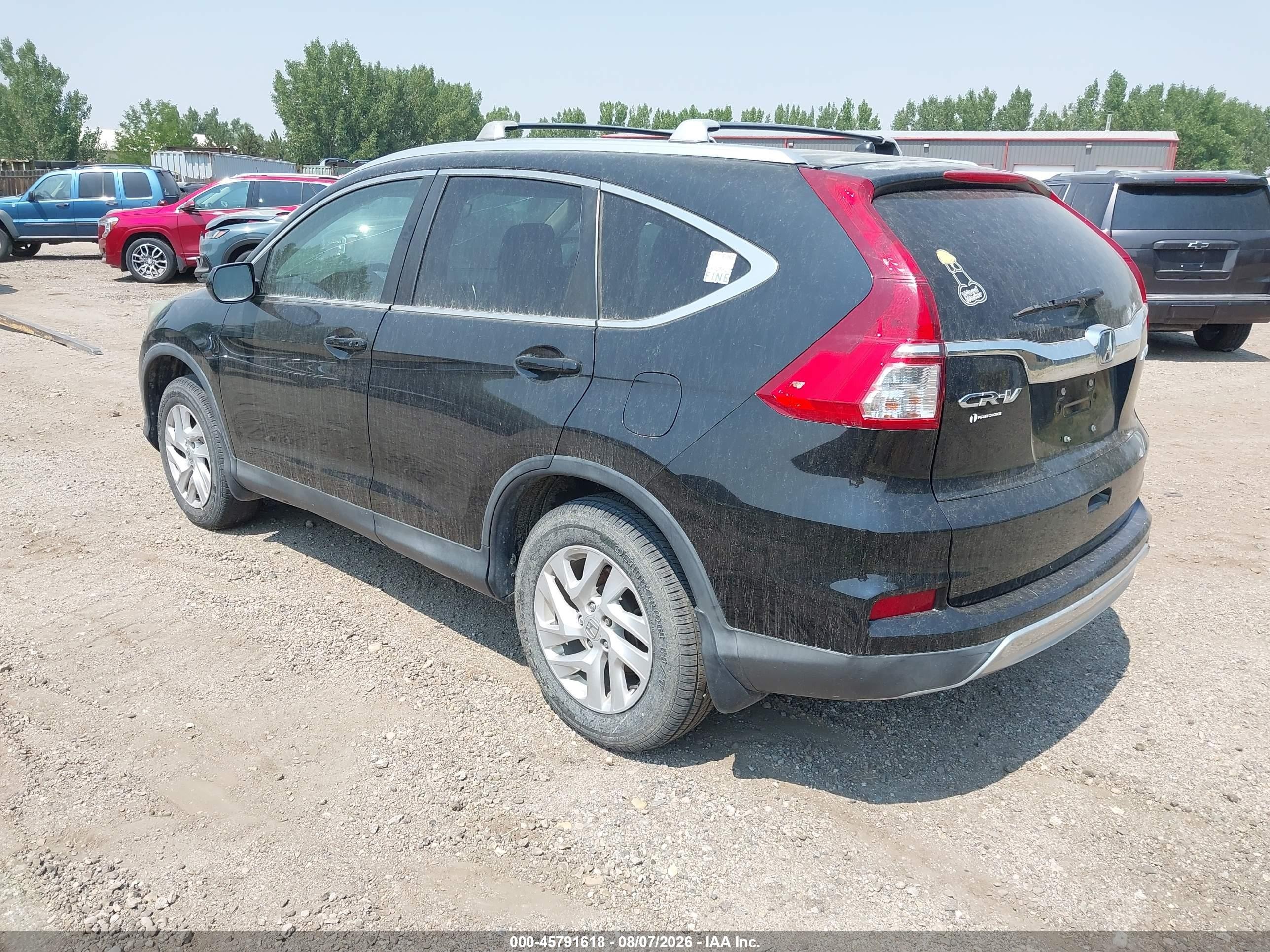 2015 Honda Cr-v Ex Black vin: 2HKRM4H50FH647738