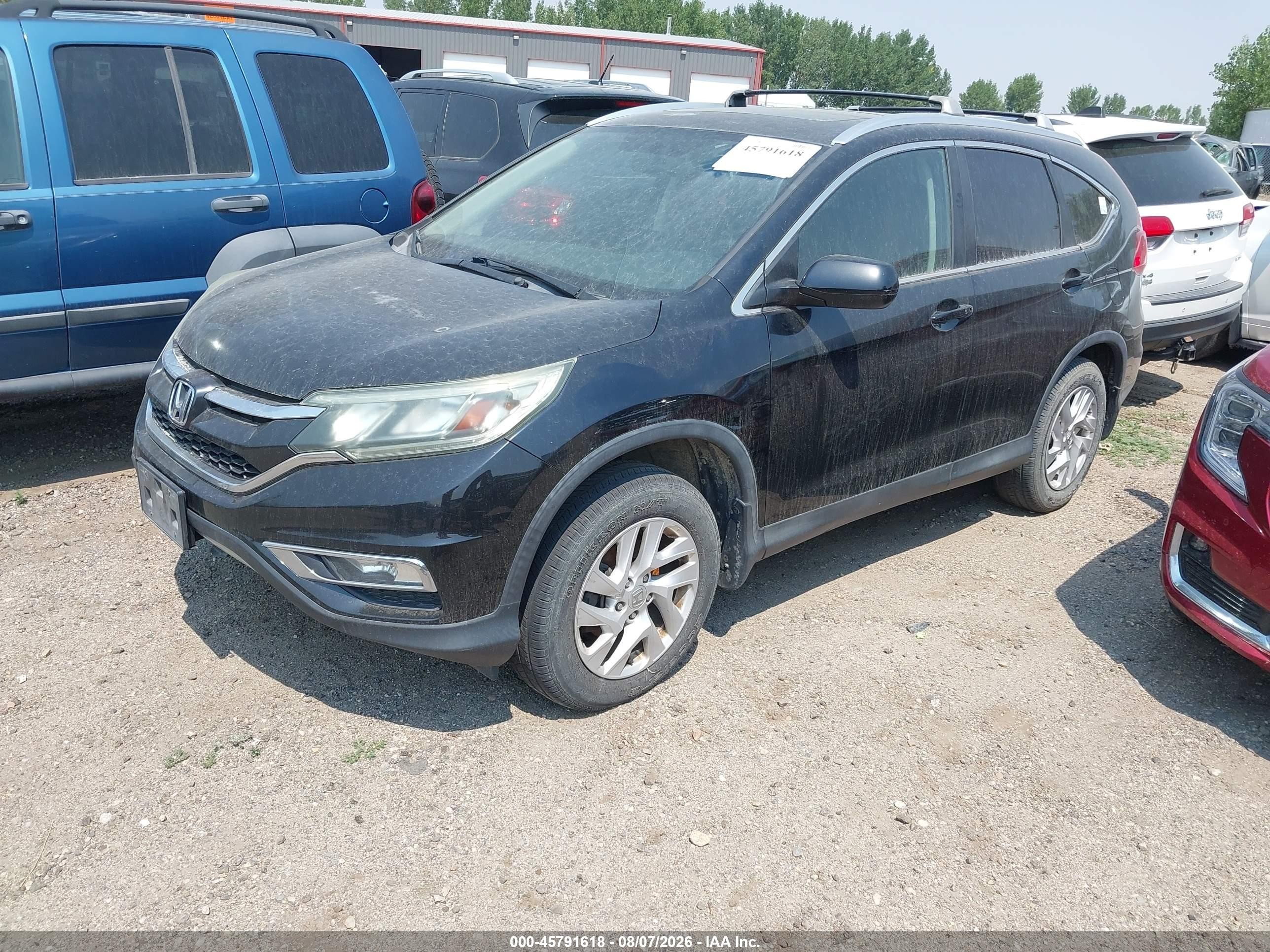 2015 Honda Cr-v Ex Black vin: 2HKRM4H50FH647738