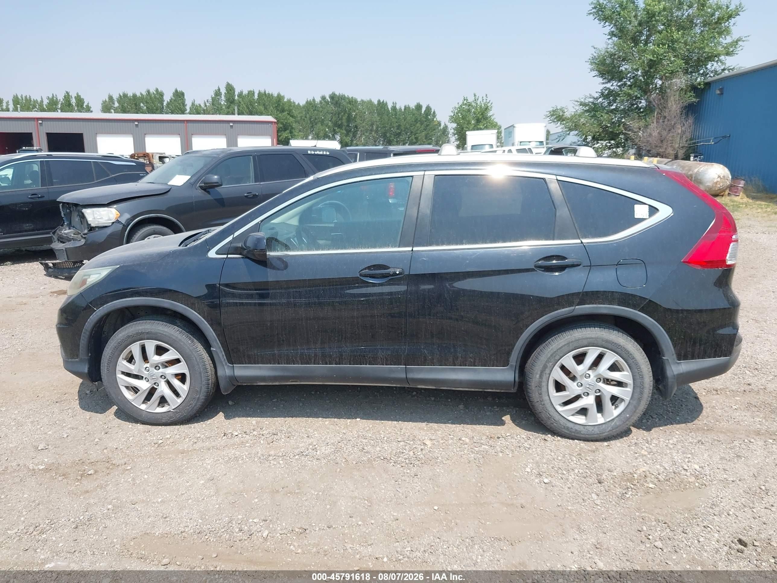 2015 Honda Cr-v Ex Black vin: 2HKRM4H50FH647738