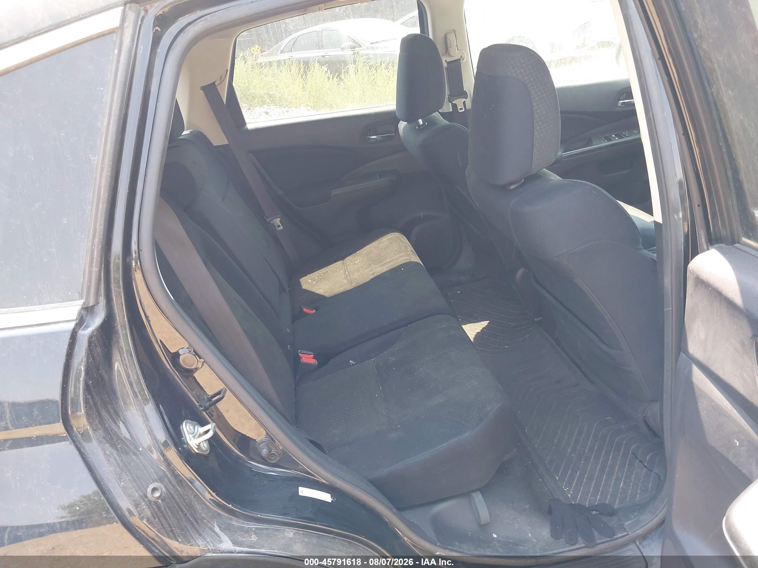 2015 Honda Cr-v Ex Black vin: 2HKRM4H50FH647738