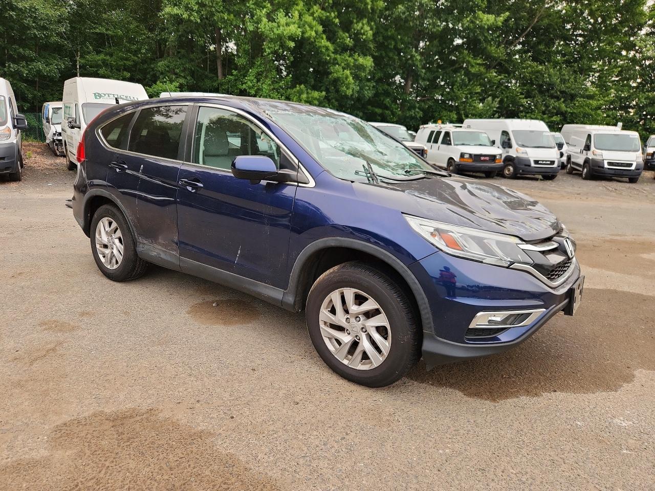 2015 Honda Cr-v Ex Blue vin: 2HKRM4H50FH678441