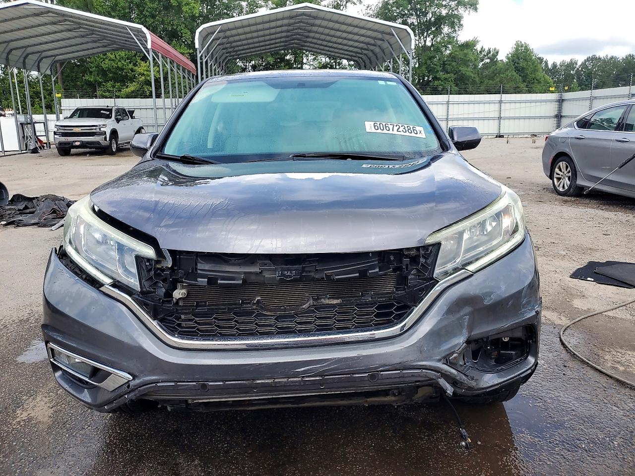 2015 Honda Cr-v Ex Gray vin: 2HKRM4H50FH681856