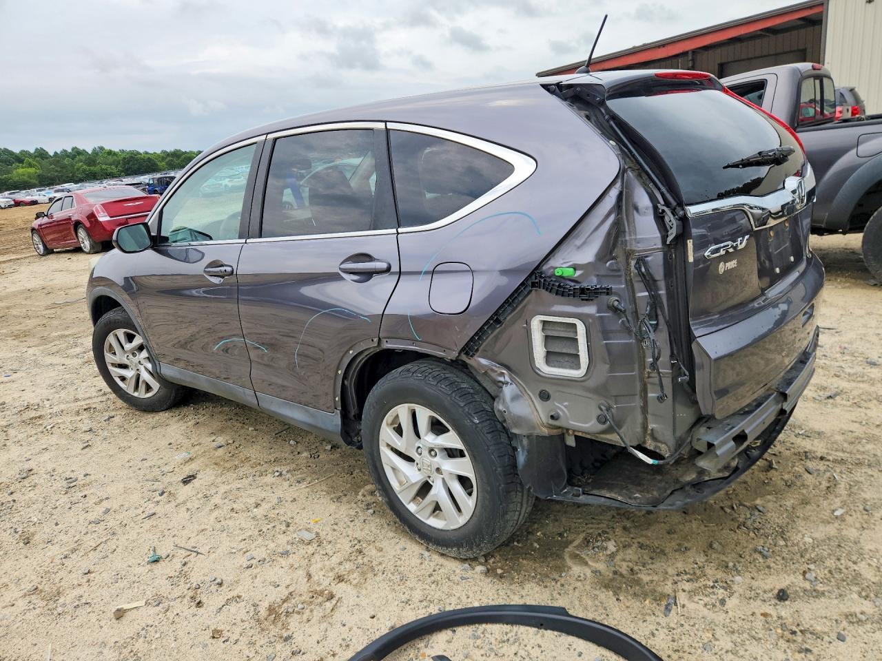 2015 Honda Cr-v Ex Gray vin: 2HKRM4H50FH686944