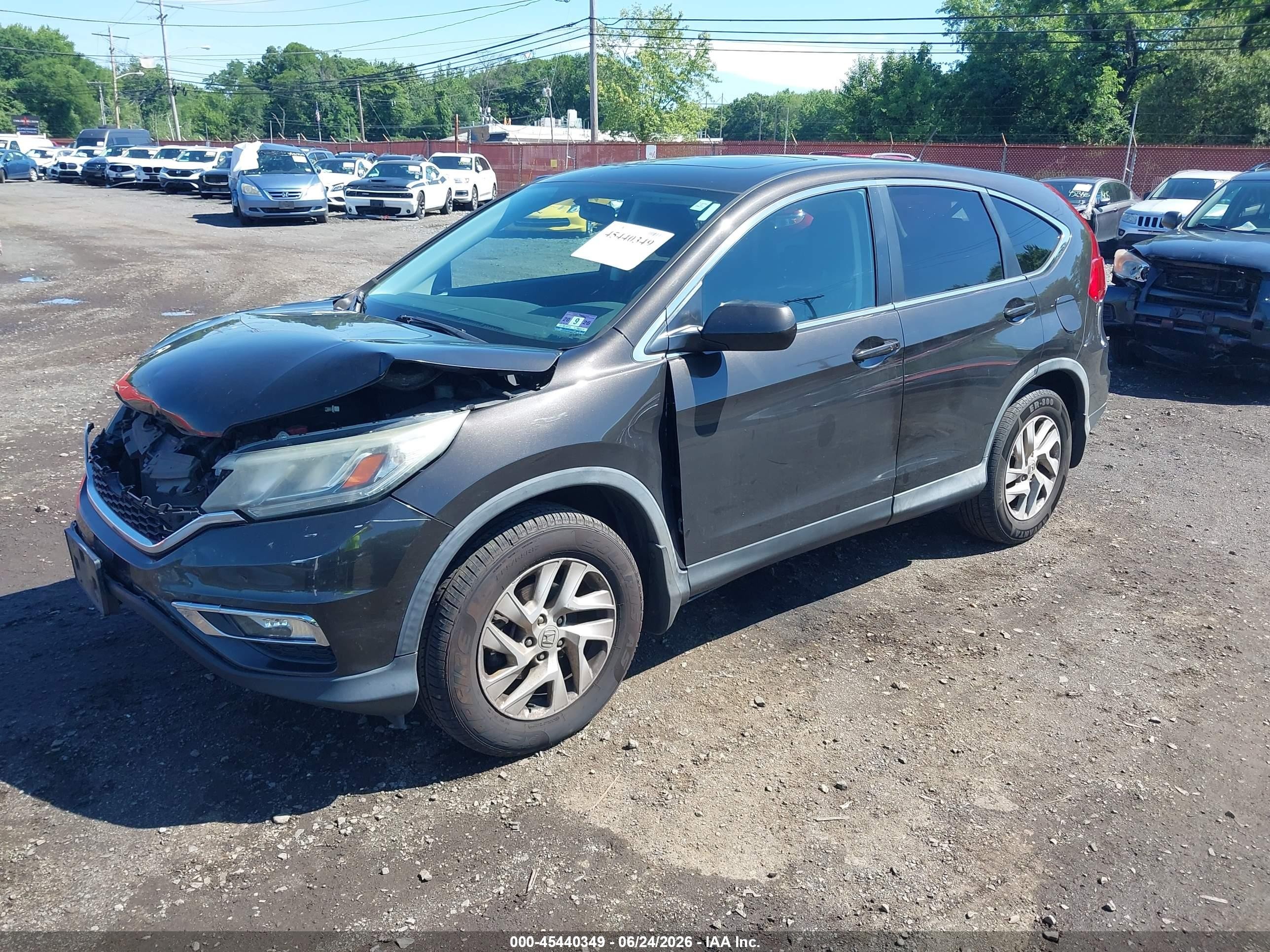 2015 Honda Cr-v Ex Brown vin: 2HKRM4H50FH691285