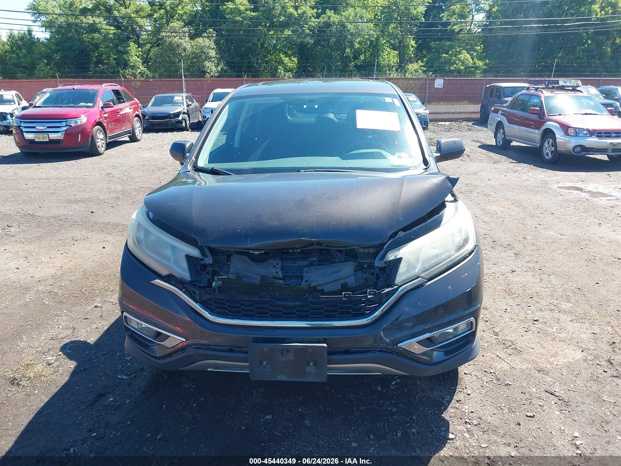 2015 Honda Cr-v Ex Brown vin: 2HKRM4H50FH691285