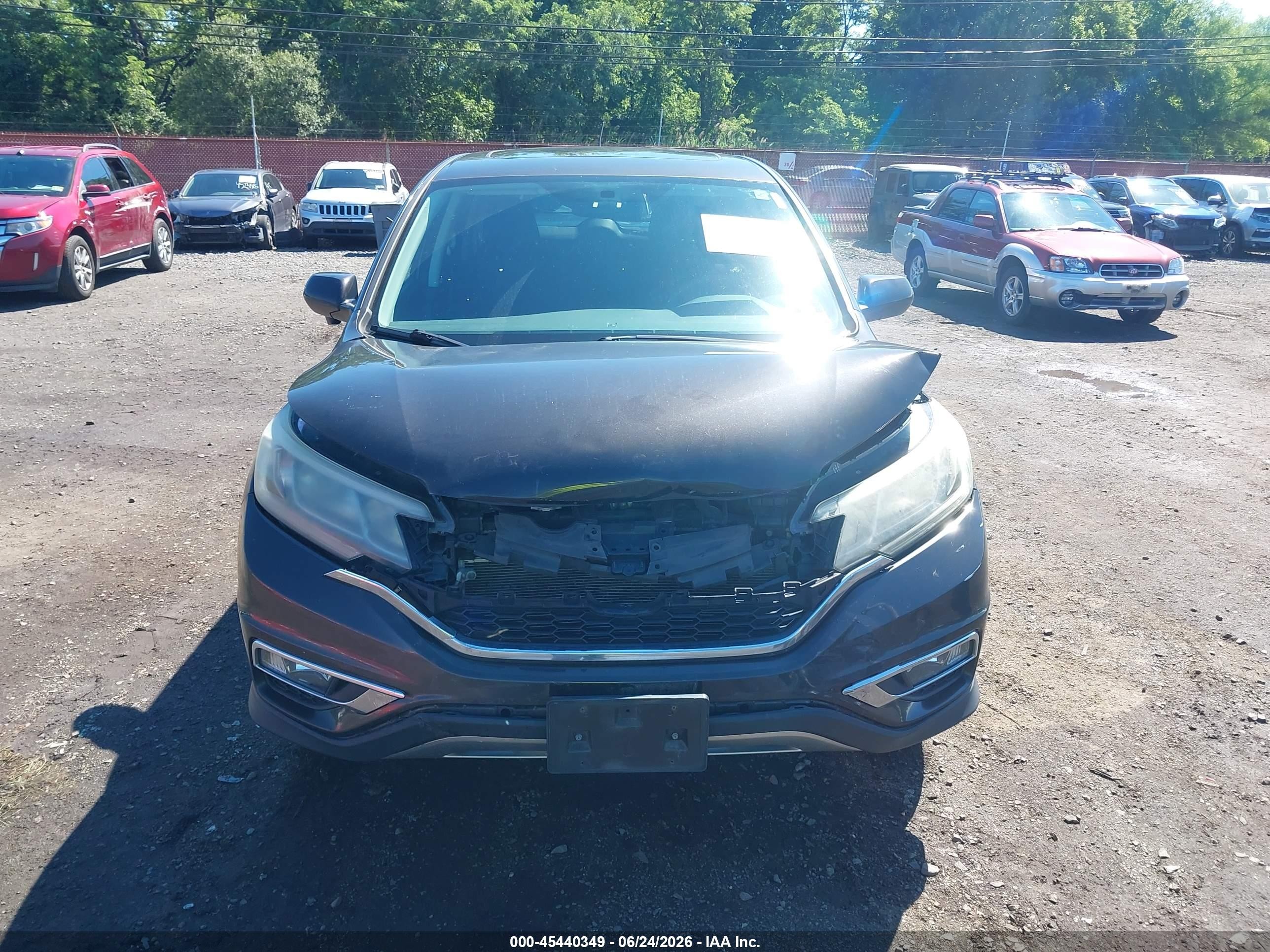 2015 Honda Cr-v Ex Brown vin: 2HKRM4H50FH691285