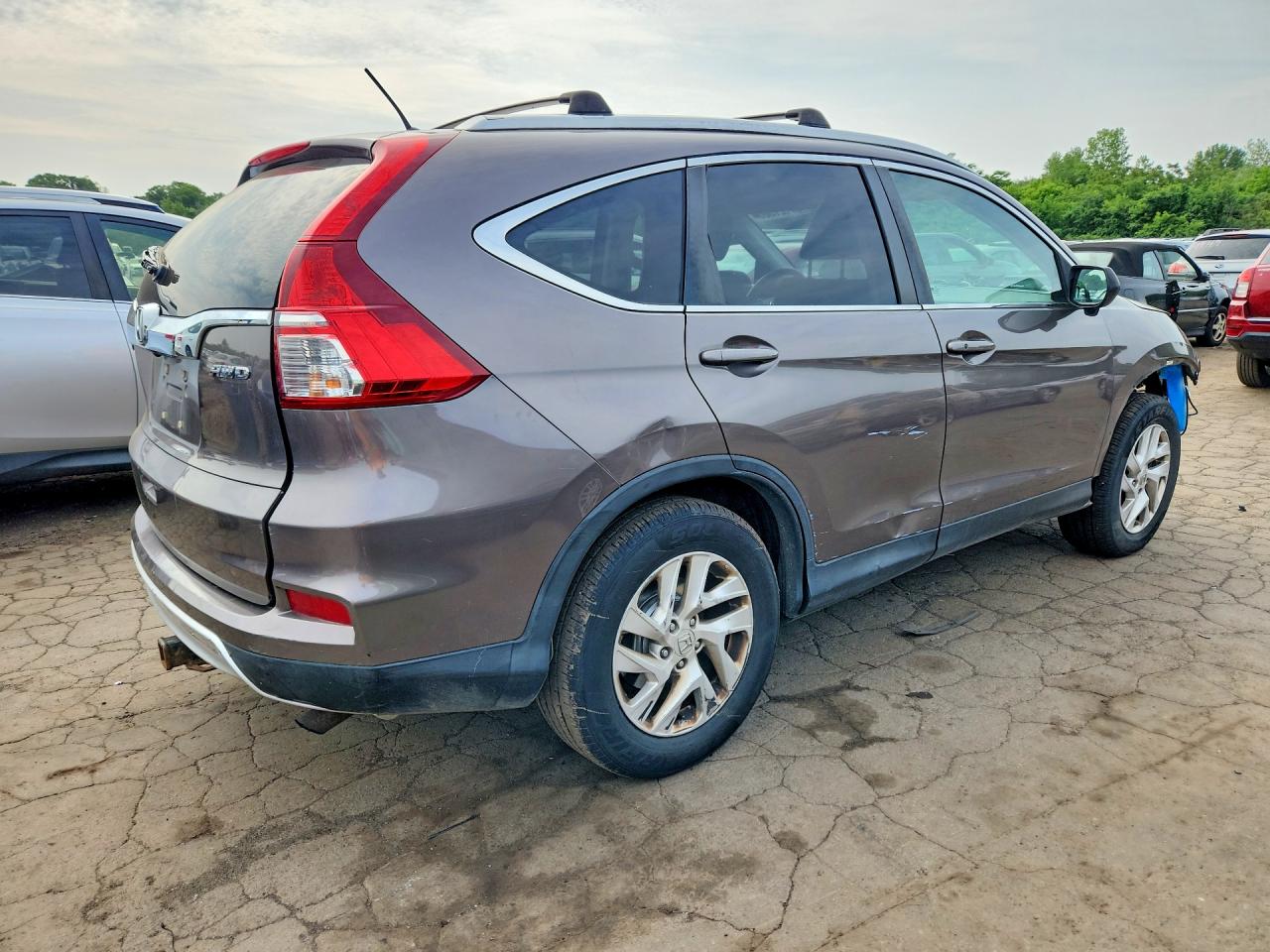 2015 Honda Cr-v Ex Tan vin: 2HKRM4H50FH692727