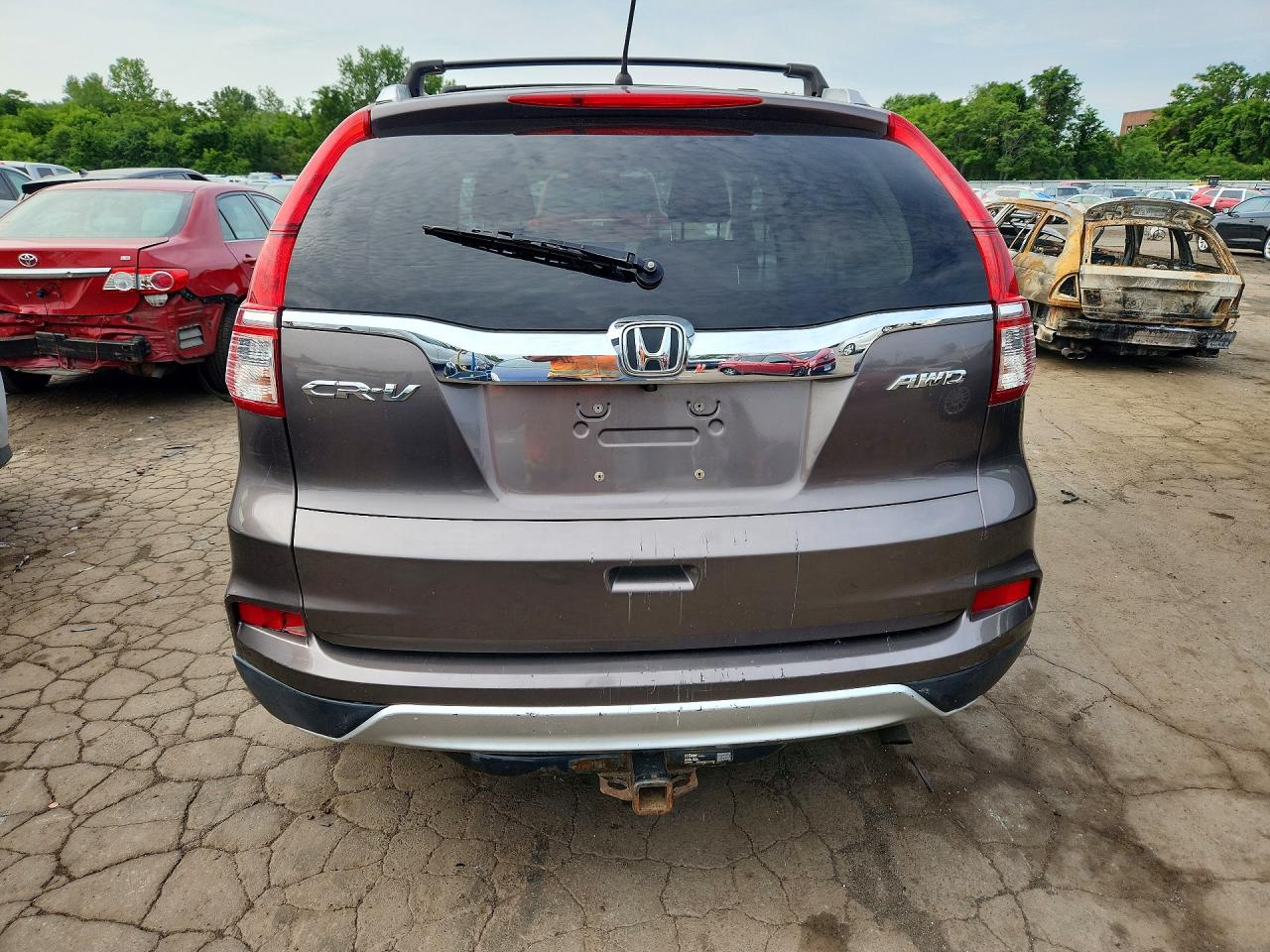 2015 Honda Cr-v Ex Tan vin: 2HKRM4H50FH692727