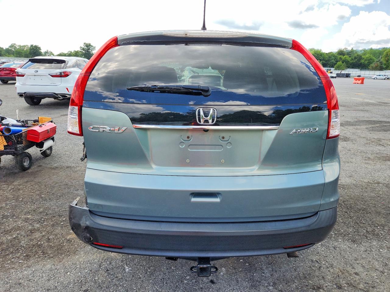 2012 Honda Cr-v Ex Зеленый vin: 2HKRM4H51CH623959