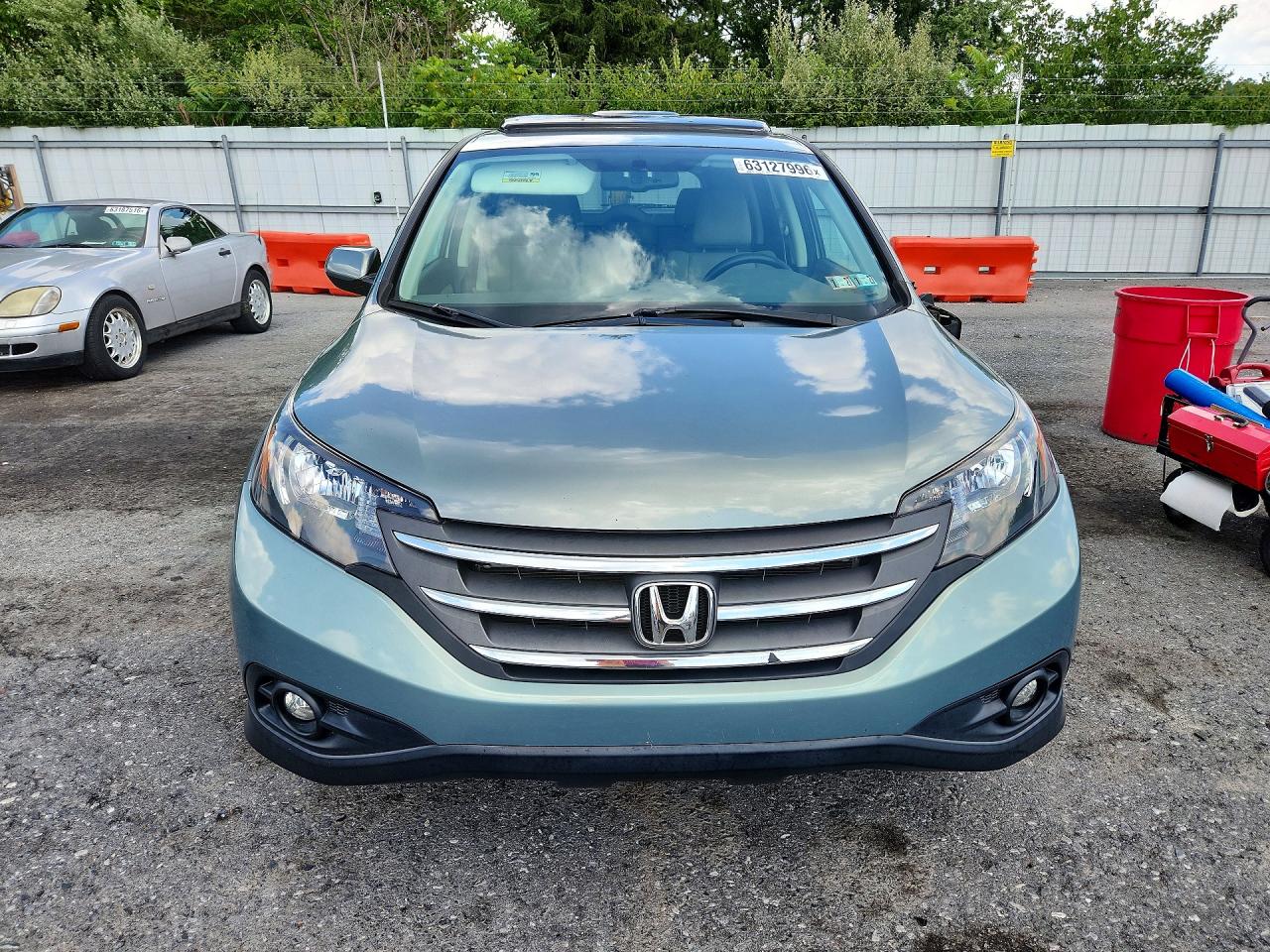 2012 Honda Cr-v Ex Зеленый vin: 2HKRM4H51CH623959